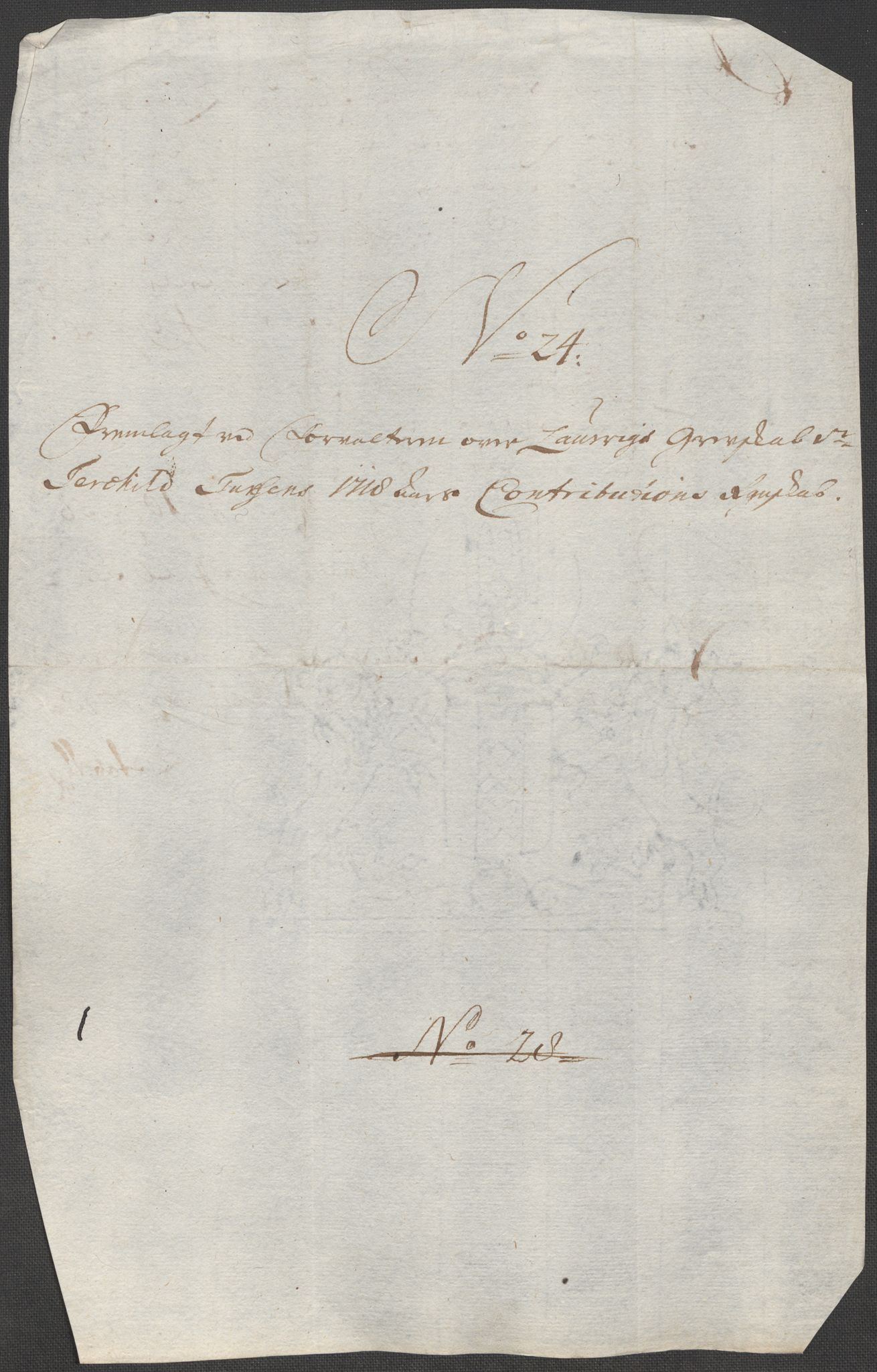 Rentekammeret inntil 1814, Reviderte regnskaper, Fogderegnskap, RA/EA-4092/R33/L1988: Fogderegnskap Larvik grevskap, 1718, p. 307