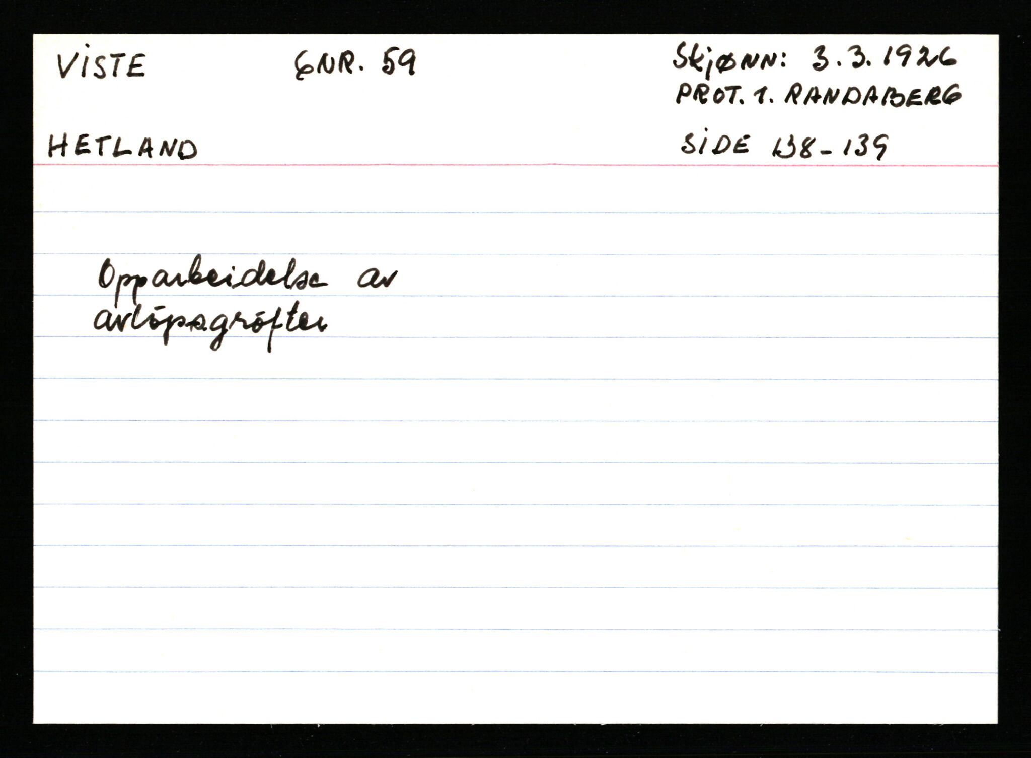 Statsarkivet i Stavanger, AV/SAST-A-101971/03/Y/Ym/L0067: Åstedskort sortert etter gårdsnavn: Vik - Vold, 1600-1950, p. 578