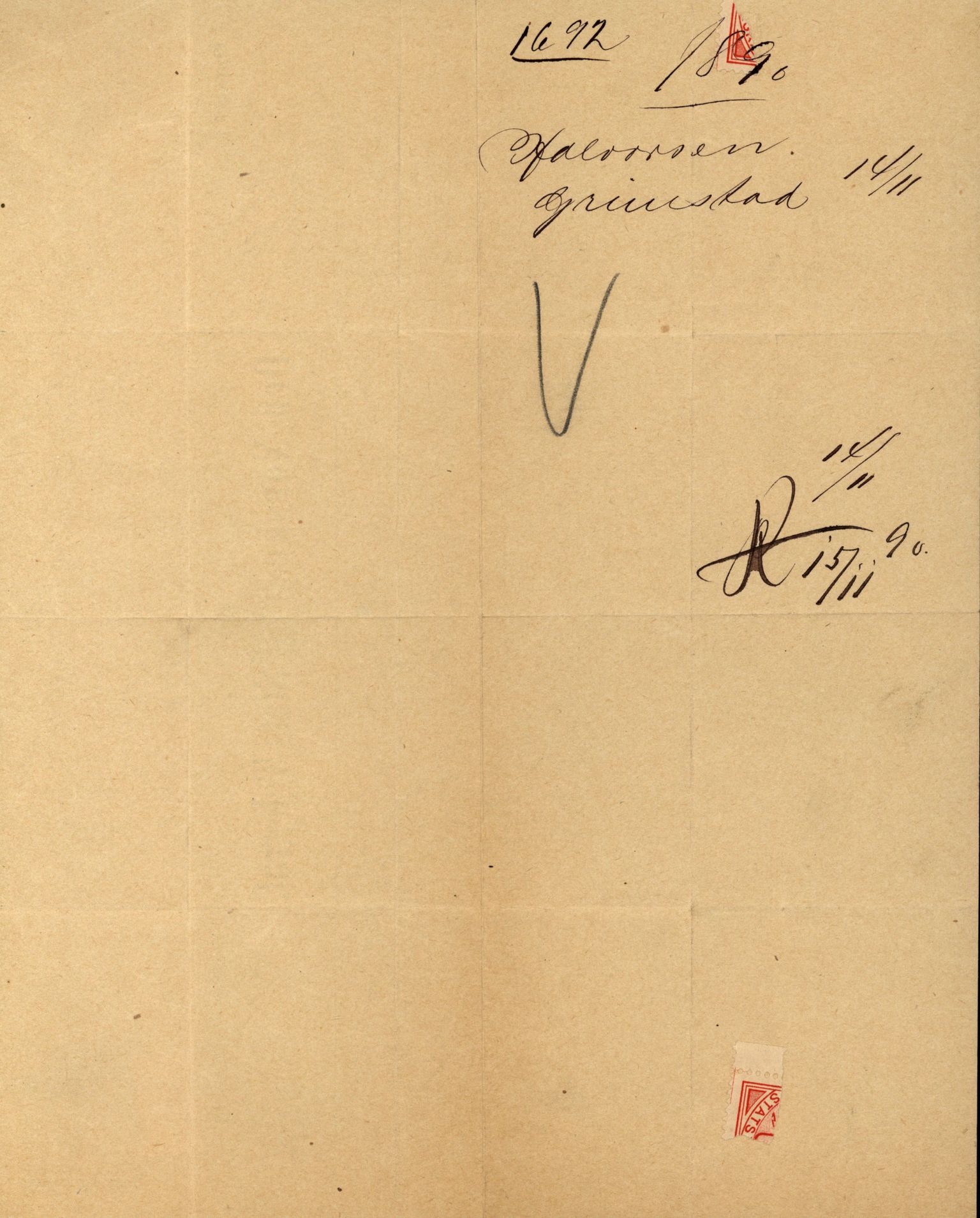 Pa 63 - Østlandske skibsassuranceforening, VEMU/A-1079/G/Ga/L0026/0002: Havaridokumenter / Dovre, Dictator, Ella, Elizabeth Morton, 1890, p. 94