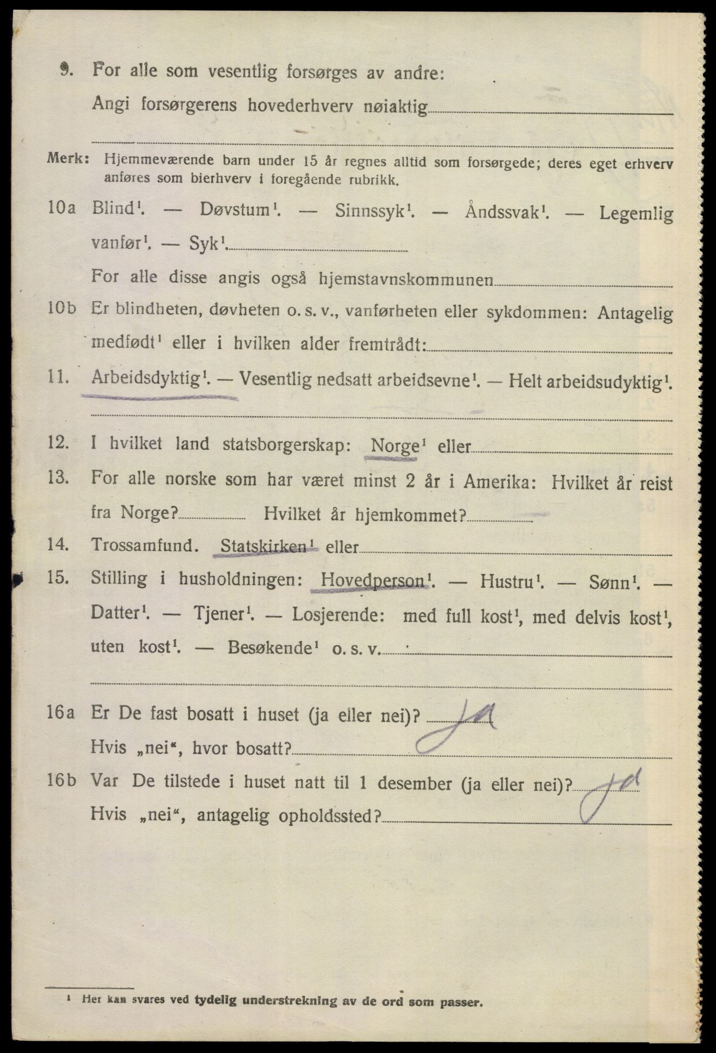 SAKO, 1920 census for Tinn, 1920, p. 16251