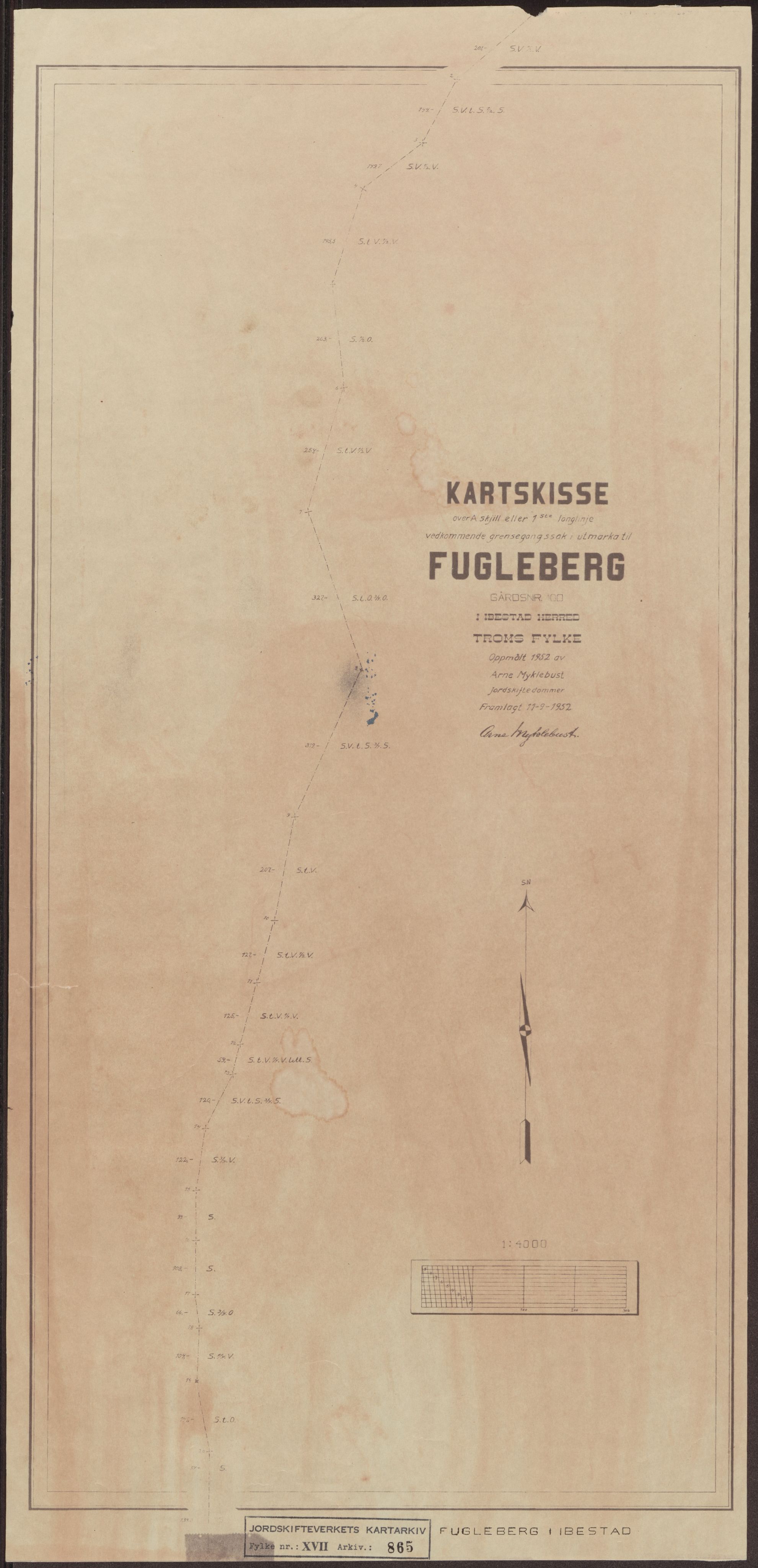 Jordskifteverkets kartarkiv, RA/S-3929/T, 1859-1988, p. 1030