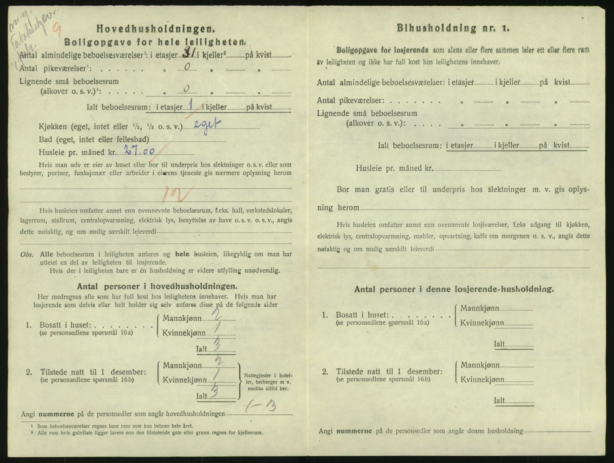 SAO, 1920 census for Kristiania, 1920, p. 65727