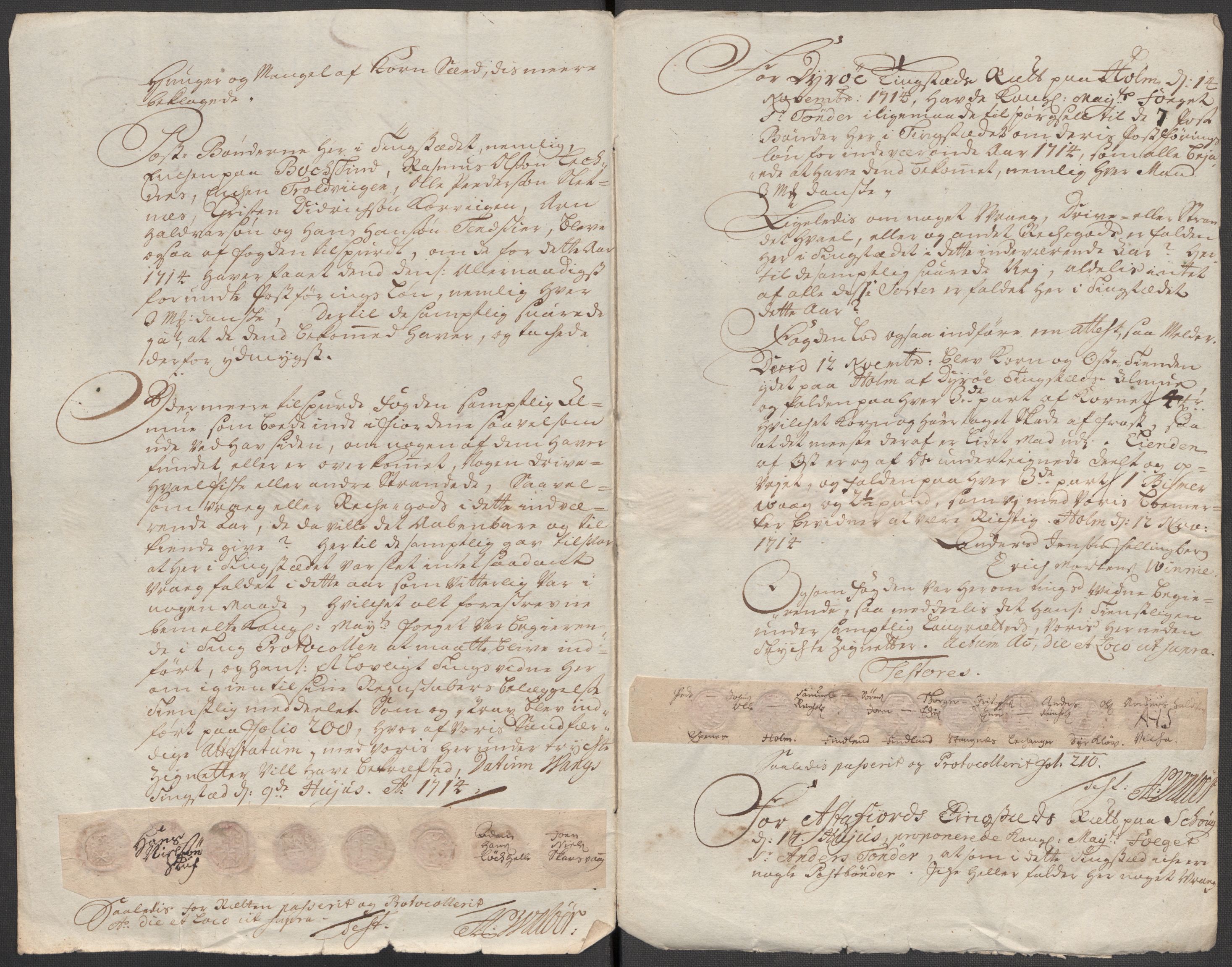 Rentekammeret inntil 1814, Reviderte regnskaper, Fogderegnskap, AV/RA-EA-4092/R68/L4760: Fogderegnskap Senja og Troms, 1714, p. 216