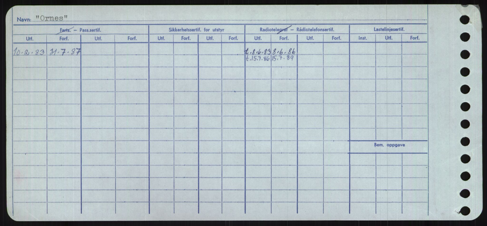 Sjøfartsdirektoratet med forløpere, Skipsmålingen, AV/RA-S-1627/H/Ha/L0004/0002: Fartøy, Mas-R / Fartøy, Odin-R, p. 134