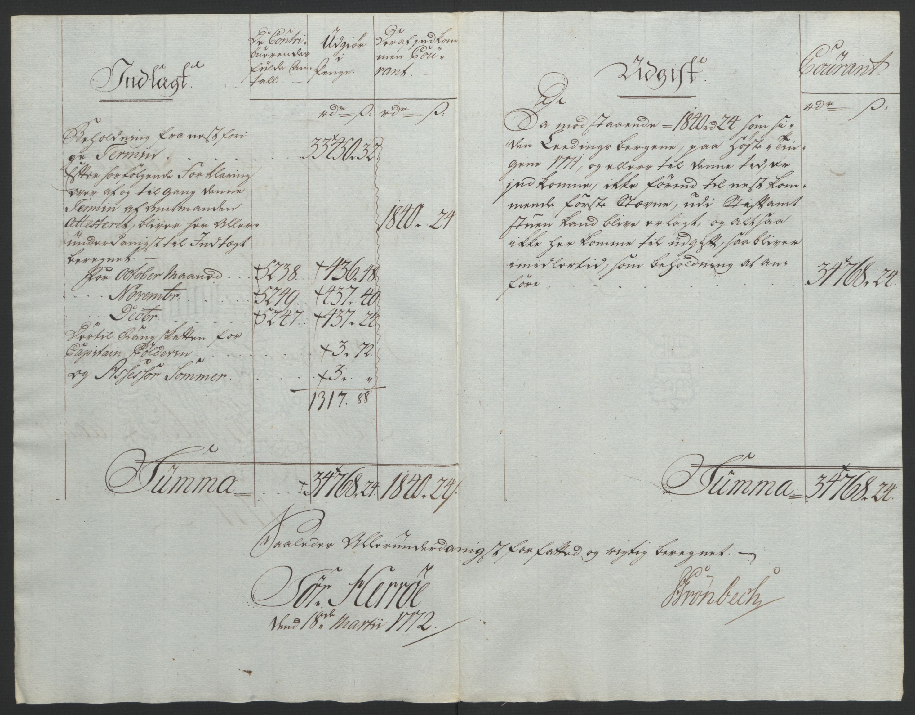 Rentekammeret inntil 1814, Reviderte regnskaper, Fogderegnskap, AV/RA-EA-4092/R65/L4573: Ekstraskatten Helgeland, 1762-1772, p. 342