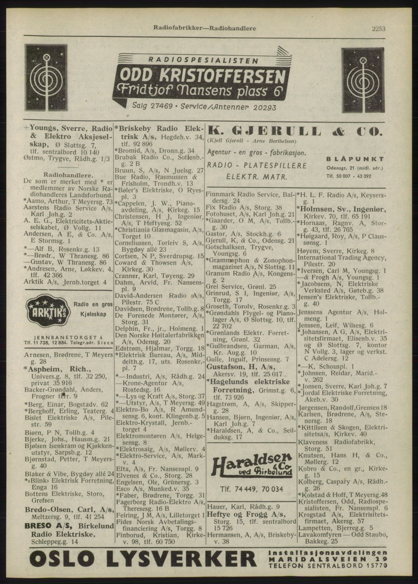 Kristiania/Oslo adressebok, PUBL/-, 1946, p. 2253