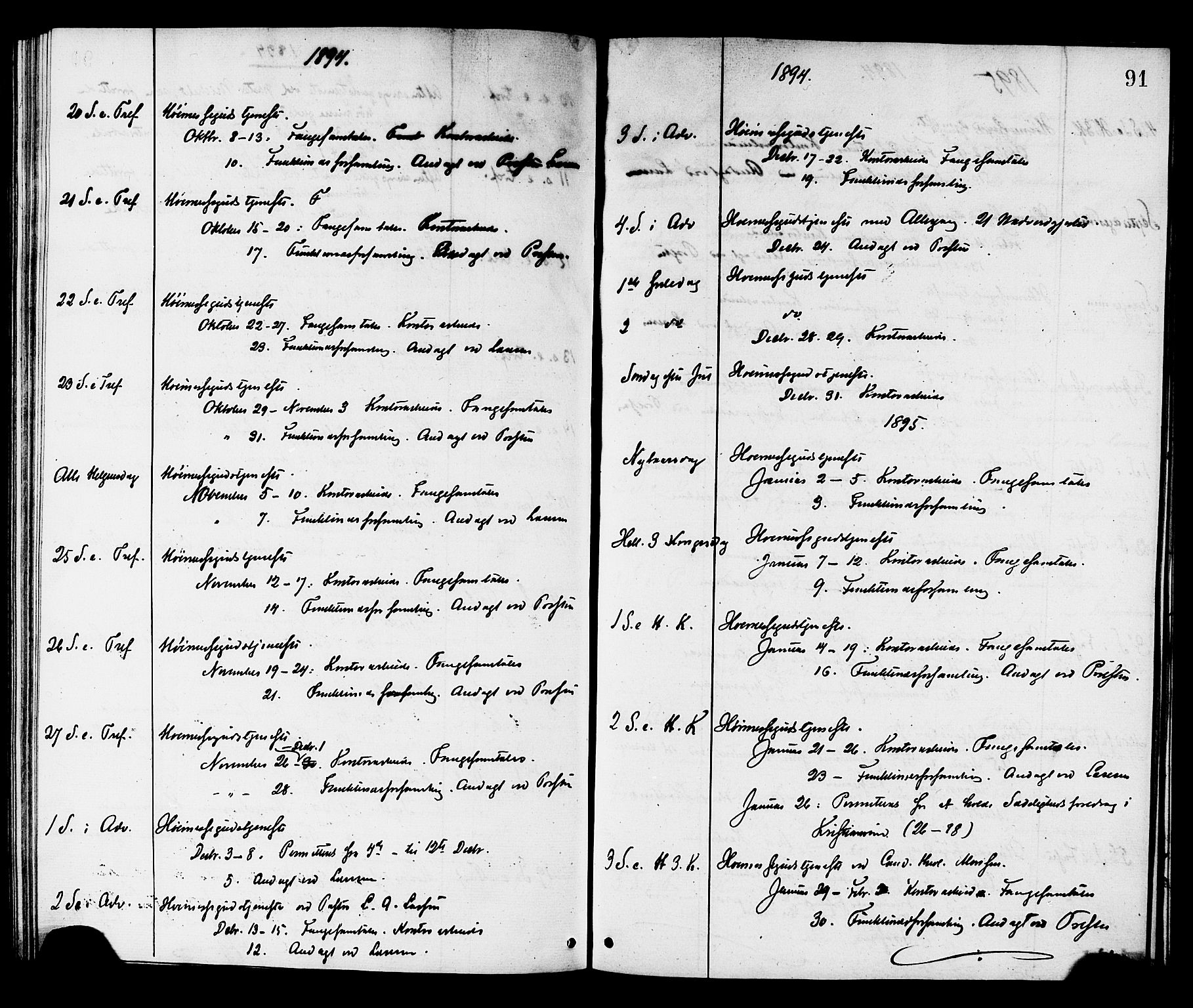 Ministerialprotokoller, klokkerbøker og fødselsregistre - Sør-Trøndelag, SAT/A-1456/624/L0482: Parish register (official) no. 624A03, 1870-1918, p. 91