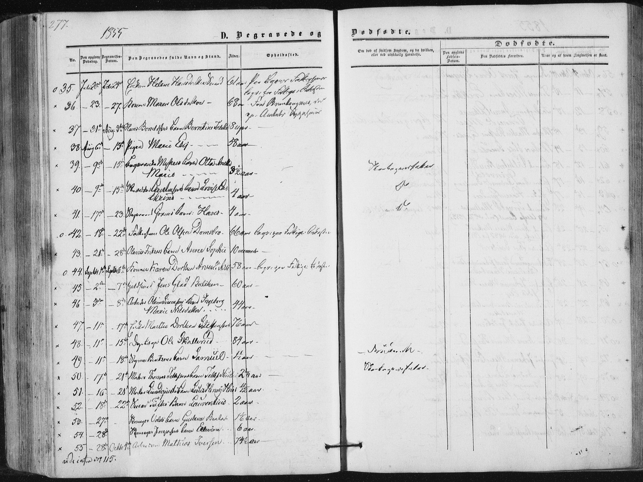 Tønsberg kirkebøker, AV/SAKO-A-330/F/Fa/L0008: Parish register (official) no. I 8, 1855-1864, p. 277