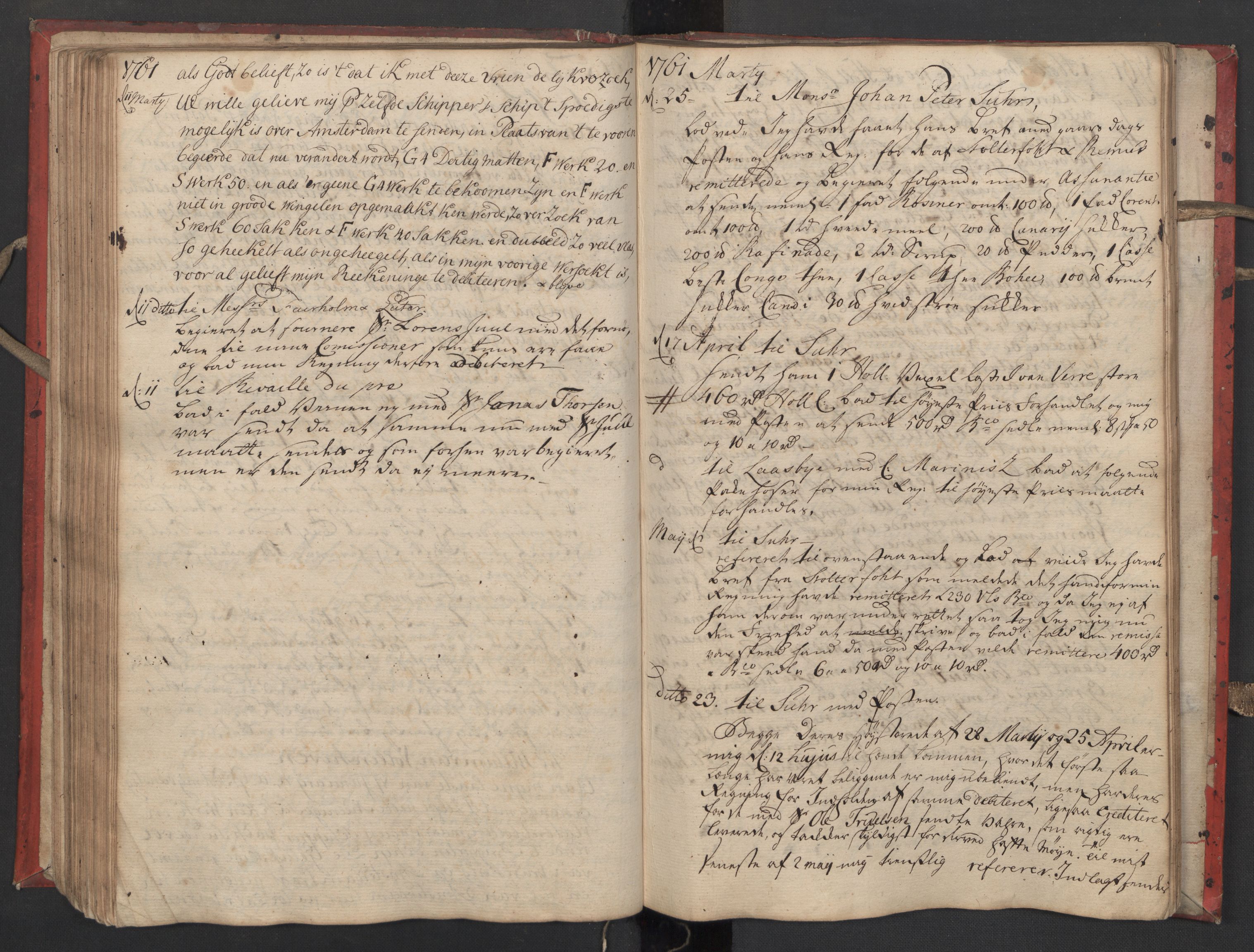 Pa 0119 - Smith, Lauritz Andersen og Lauritz Lauritzen, SAST/A-100231/O/L0002: Kopibok, 1755-1766, p. 105
