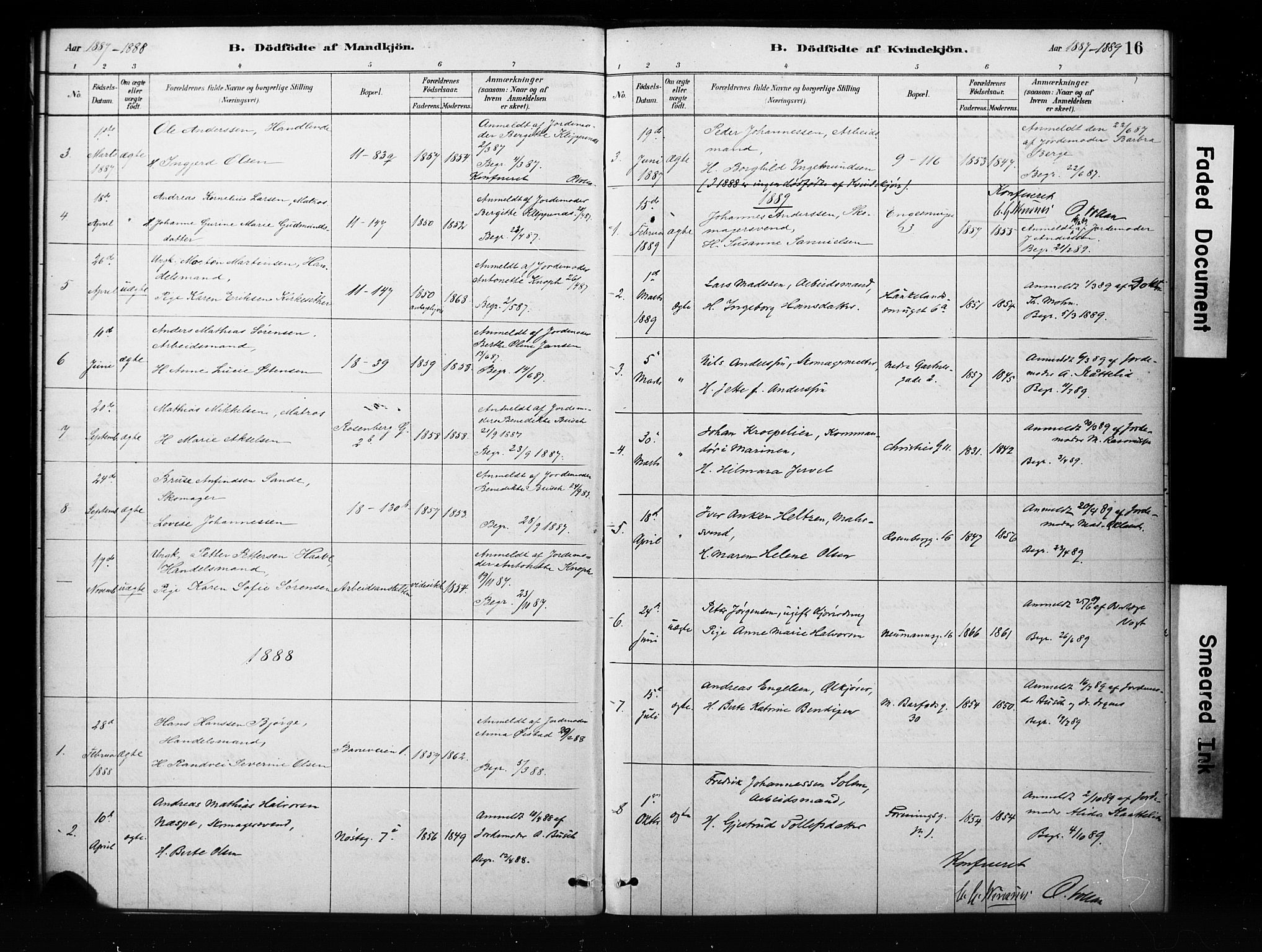 Domkirken sokneprestembete, SAB/A-74801/H/Hab/L0045: Parish register (copy) no. G 1, 1878-1916, p. 16