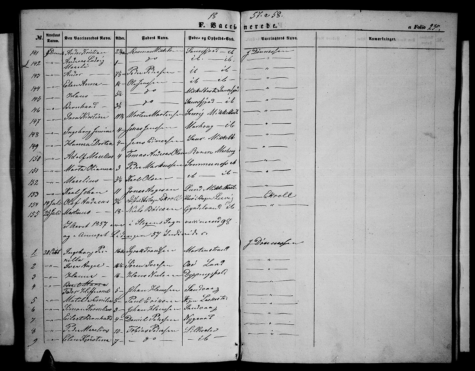 Ministerialprotokoller, klokkerbøker og fødselsregistre - Nordland, SAT/A-1459/855/L0814: Parish register (copy) no. 855C03, 1851-1864, p. 239