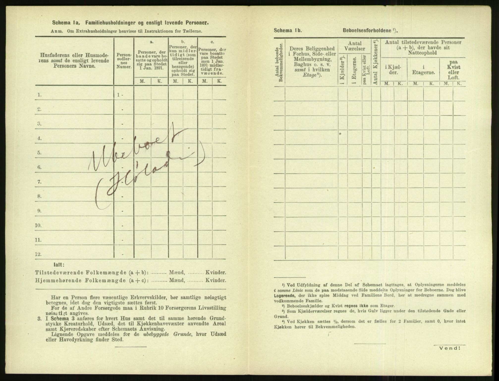 RA, 1891 census for 1004 Flekkefjord, 1891, p. 297