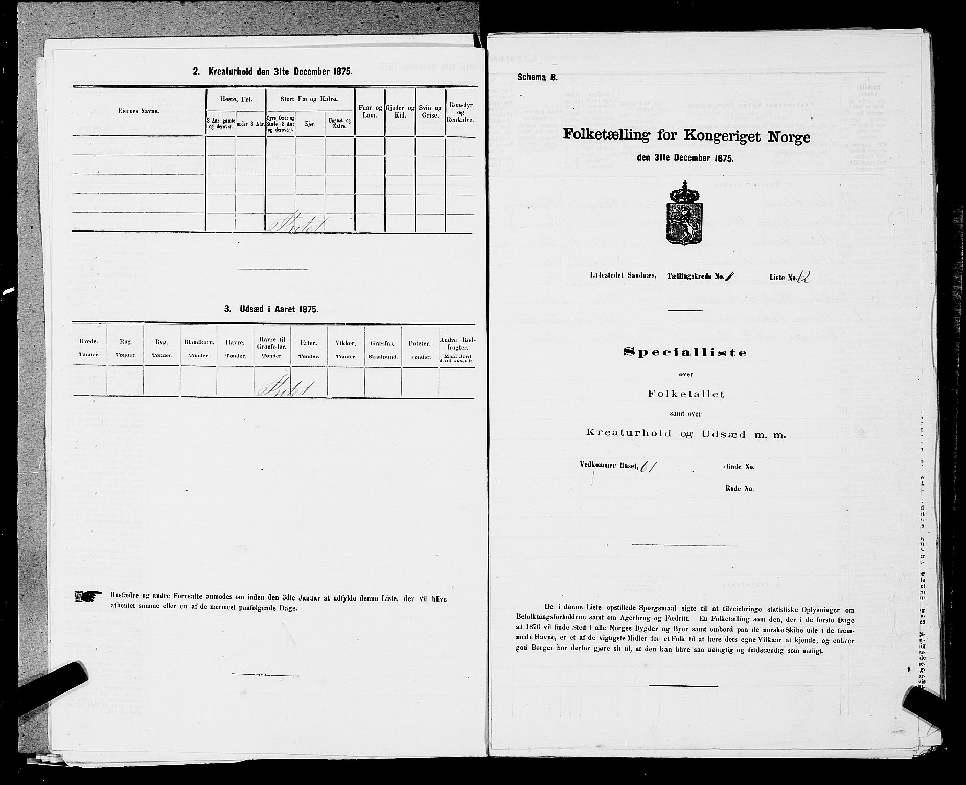 SAST, 1875 census for 1102B Høyland/Sandnes, 1875, p. 131