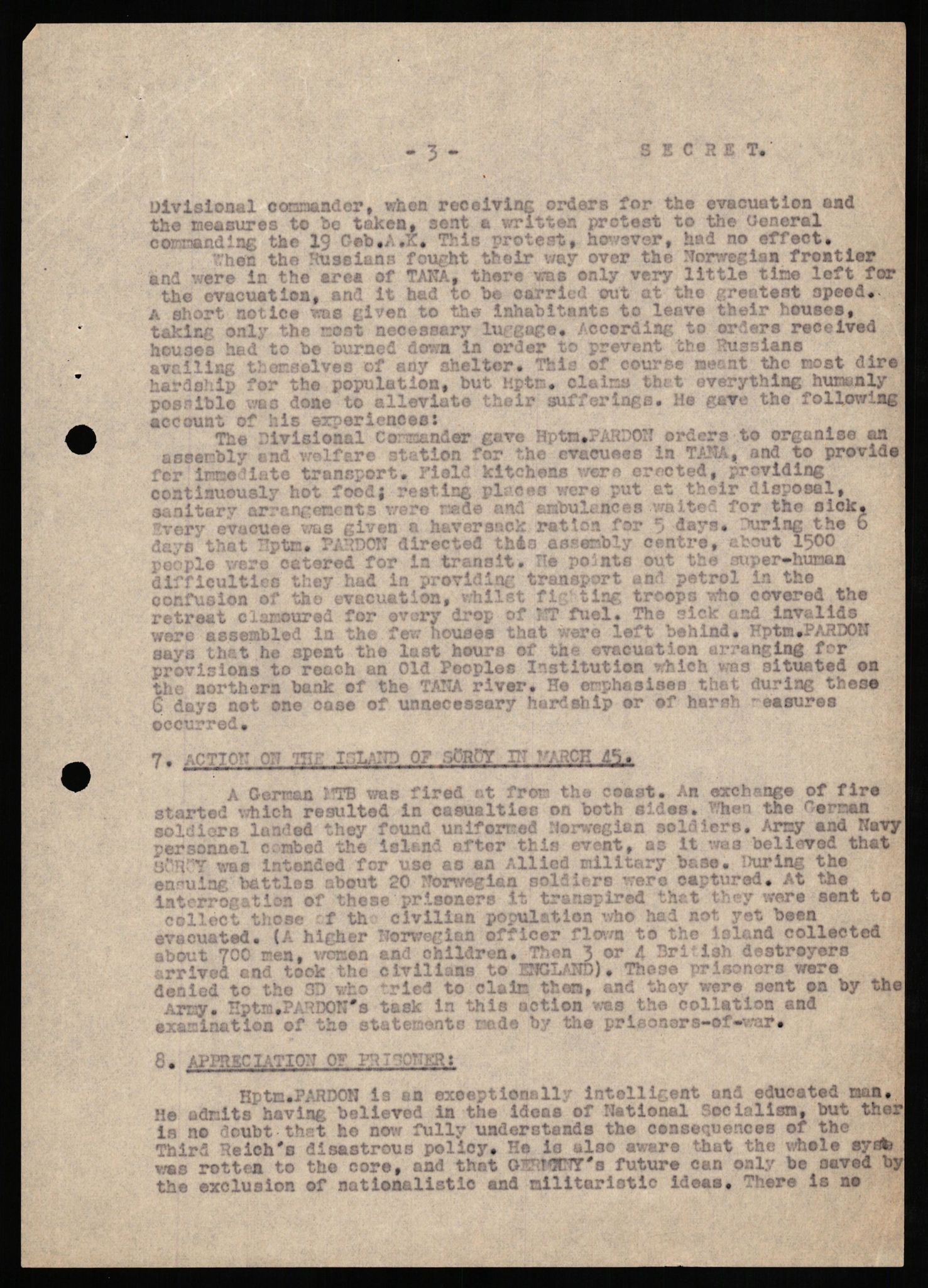 Forsvaret, Forsvarets overkommando II, AV/RA-RAFA-3915/D/Db/L0025: CI Questionaires. Tyske okkupasjonsstyrker i Norge. Tyskere., 1945-1946, p. 351