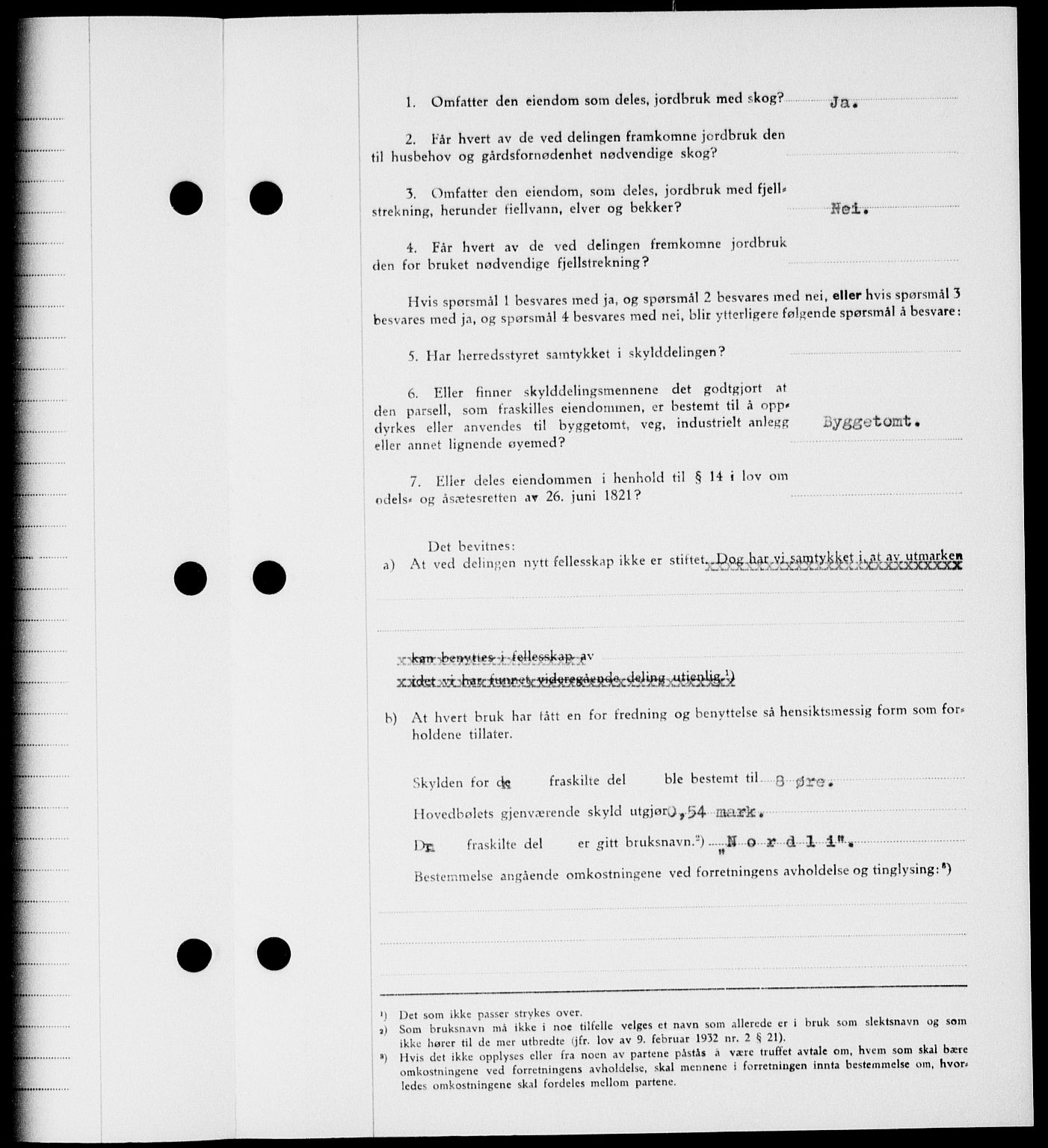 Onsøy sorenskriveri, SAO/A-10474/G/Ga/Gab/L0021: Mortgage book no. II A-21, 1947-1947, Diary no: : 2296/1947