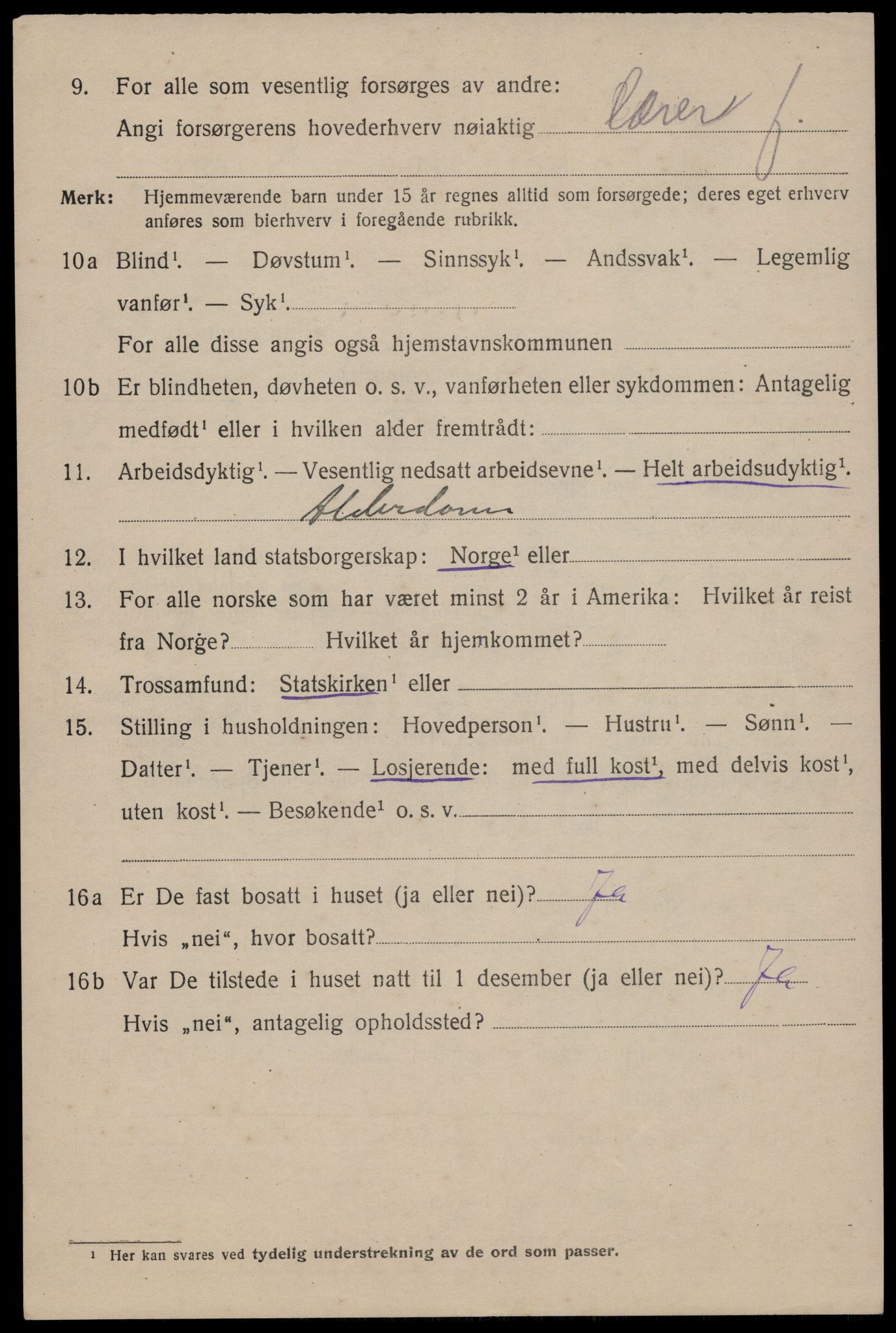 SAST, 1920 census for Stavanger, 1920, p. 82591