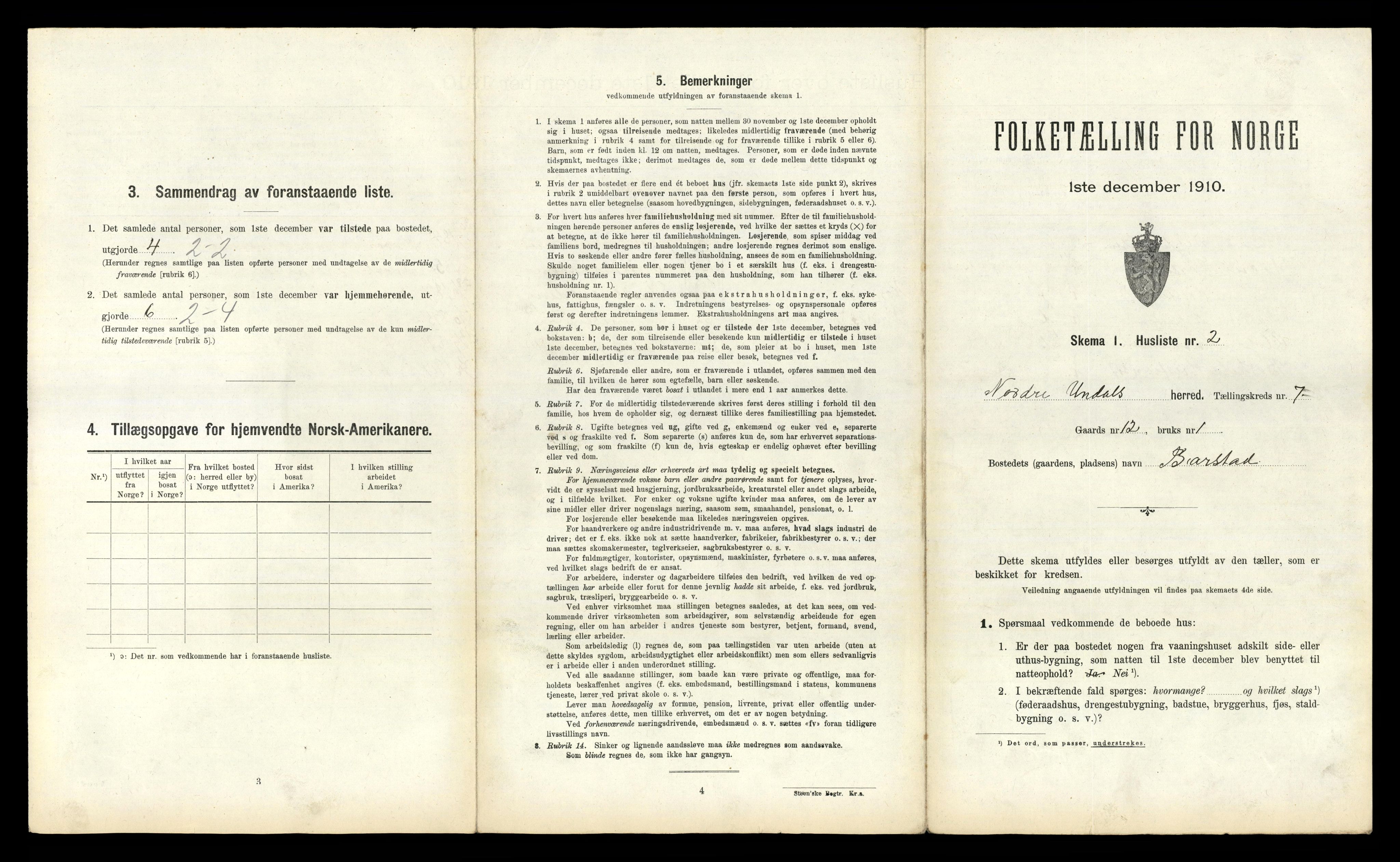 RA, 1910 census for Nord-Audnedal, 1910, p. 660