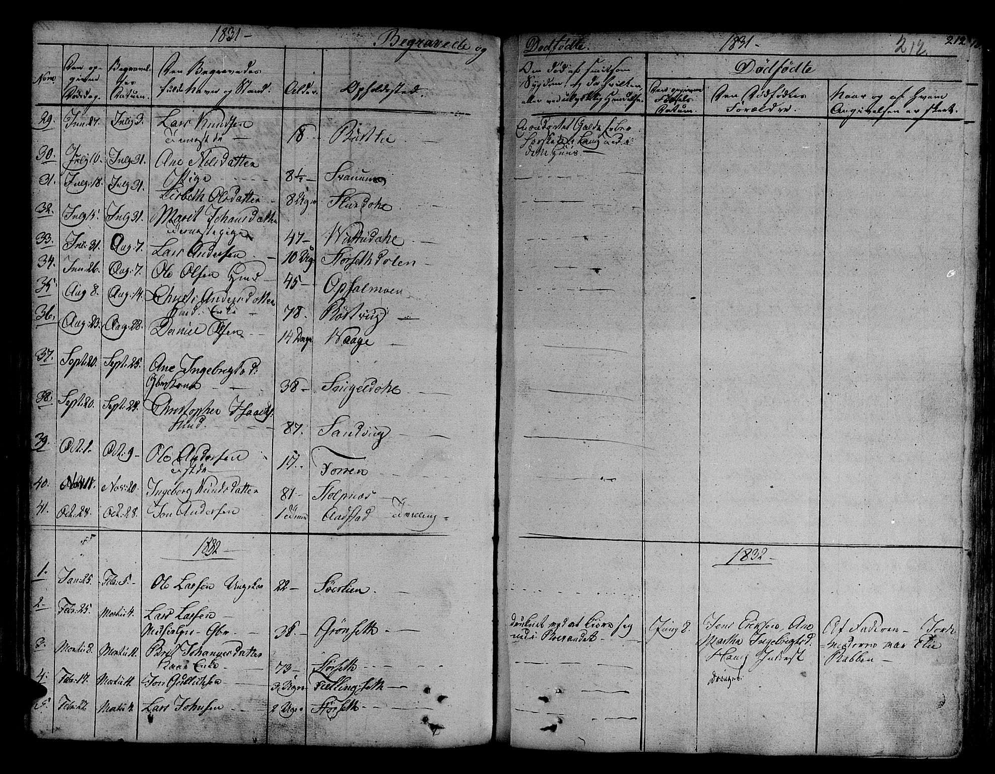 Ministerialprotokoller, klokkerbøker og fødselsregistre - Sør-Trøndelag, SAT/A-1456/630/L0492: Parish register (official) no. 630A05, 1830-1840, p. 212