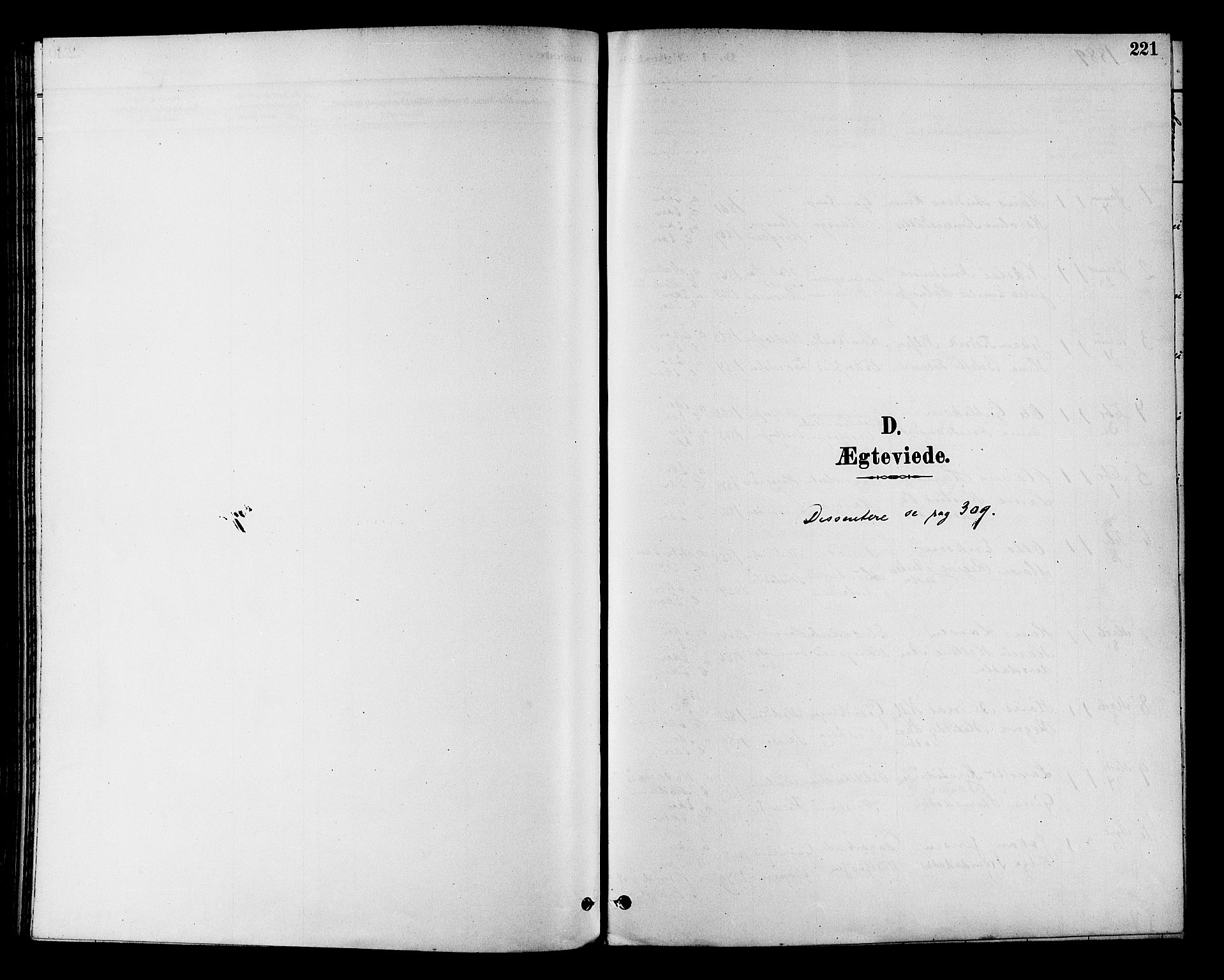 Eiker kirkebøker, AV/SAKO-A-4/F/Fb/L0002: Parish register (official) no. II 2, 1889-1896, p. 221