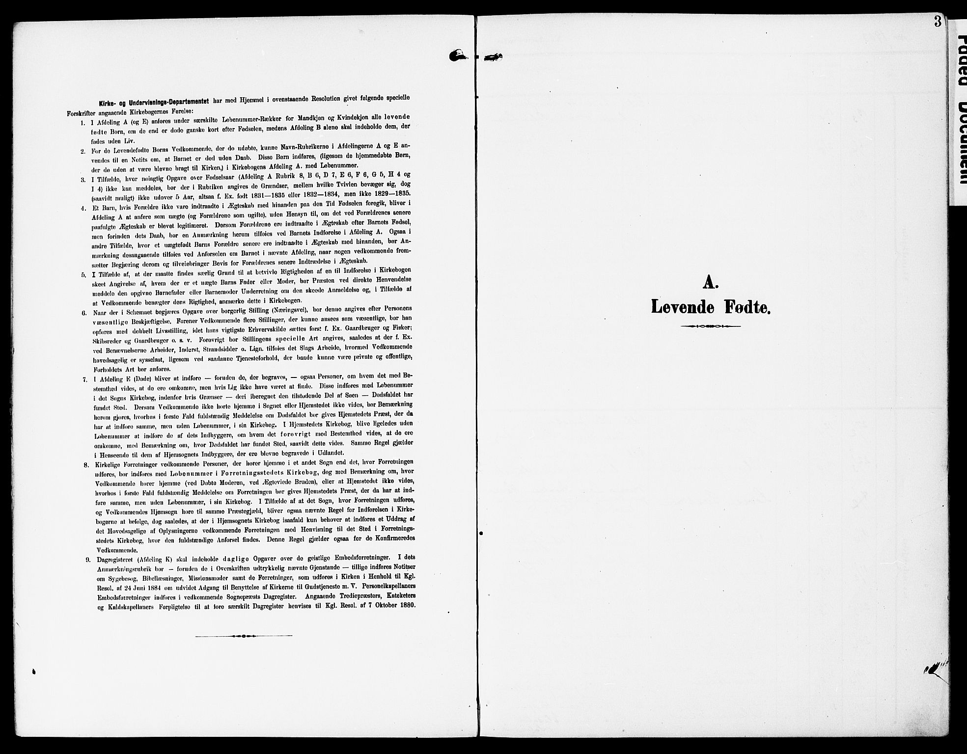 Flekkefjord sokneprestkontor, SAK/1111-0012/F/Fb/Fbc/L0008: Parish register (copy) no. B 8, 1903-1931, p. 3