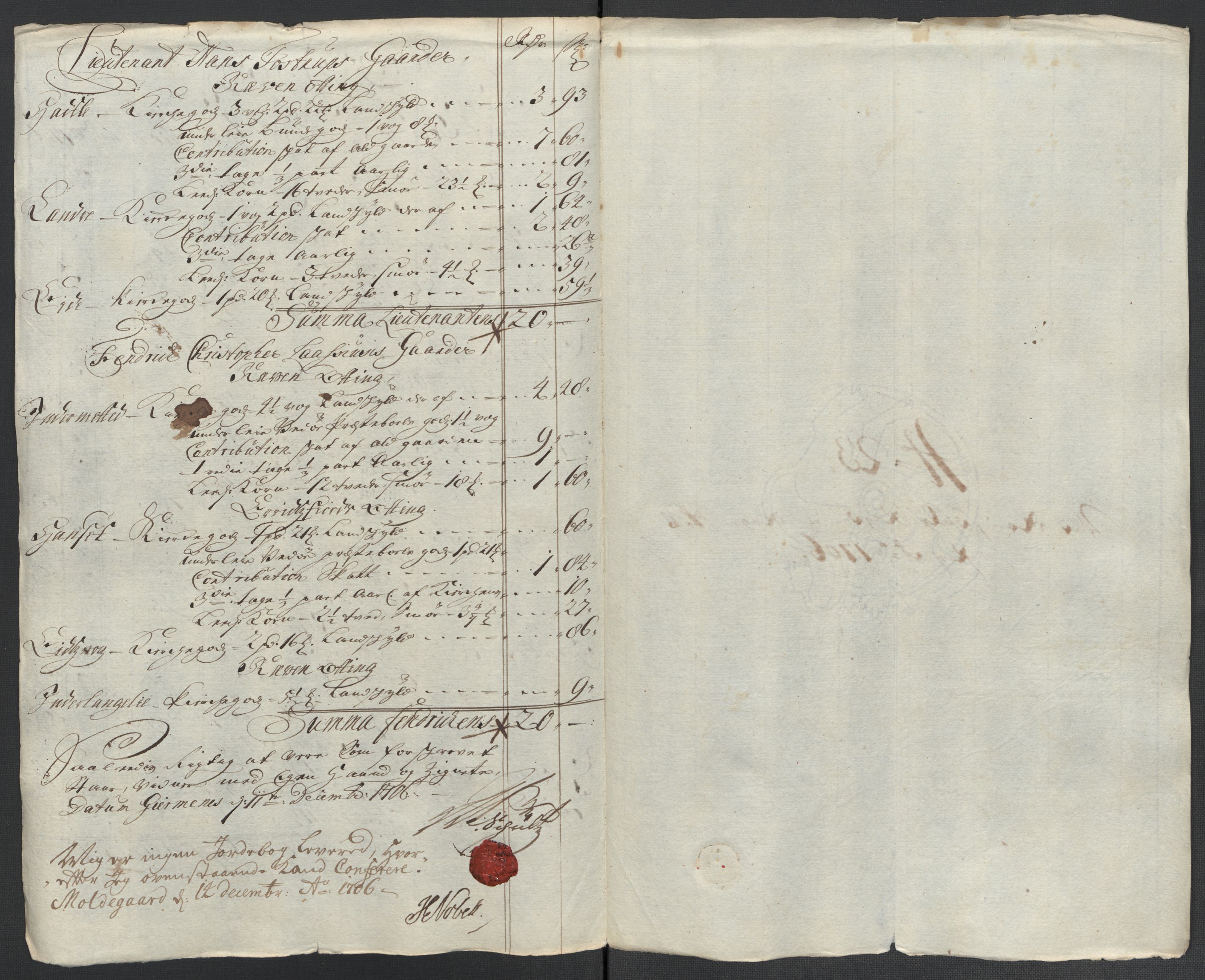 Rentekammeret inntil 1814, Reviderte regnskaper, Fogderegnskap, AV/RA-EA-4092/R55/L3657: Fogderegnskap Romsdal, 1706, p. 147