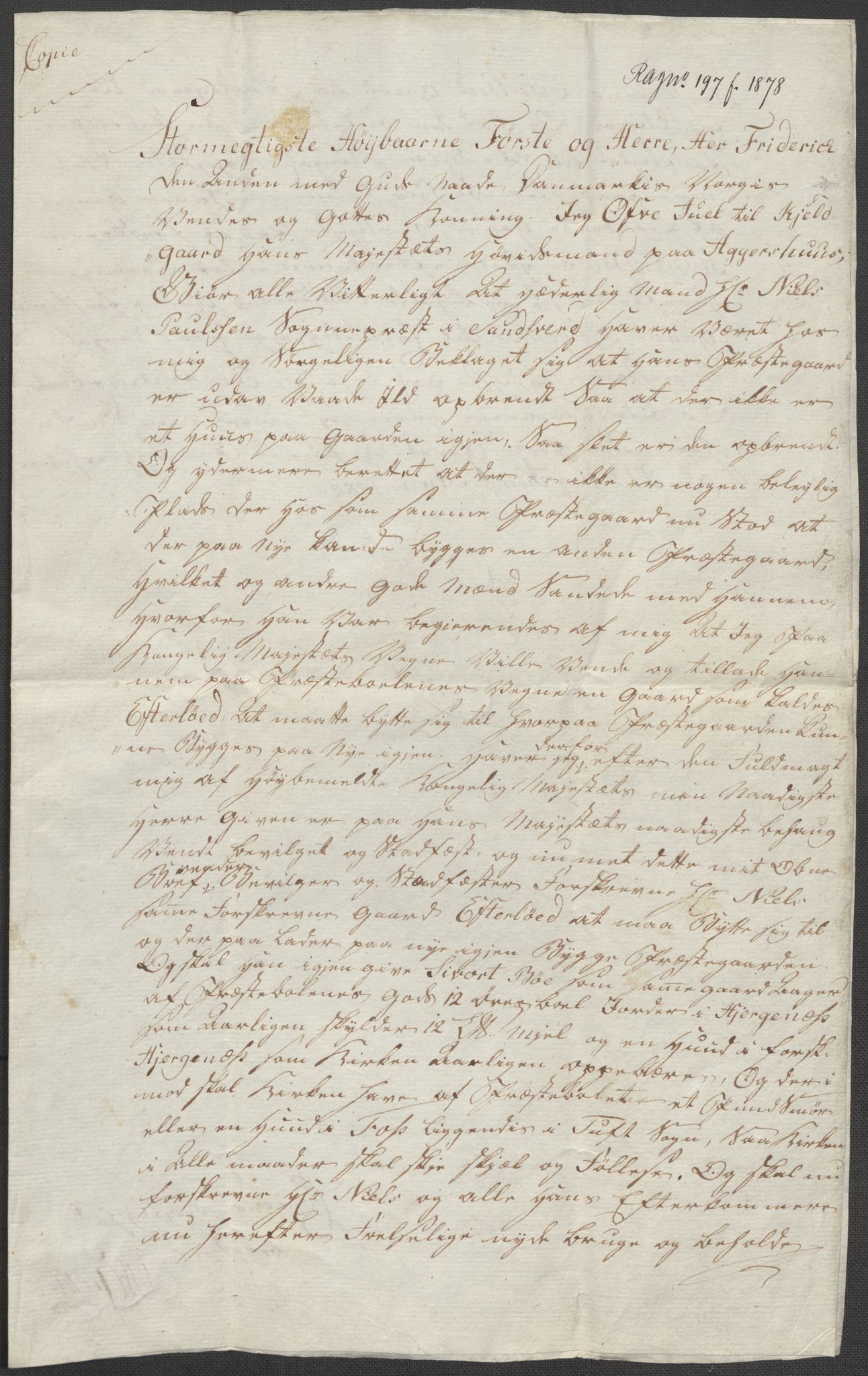 Riksarkivets diplomsamling, AV/RA-EA-5965/F15/L0020: Prestearkiv - Buskerud, 1584-1727, p. 31