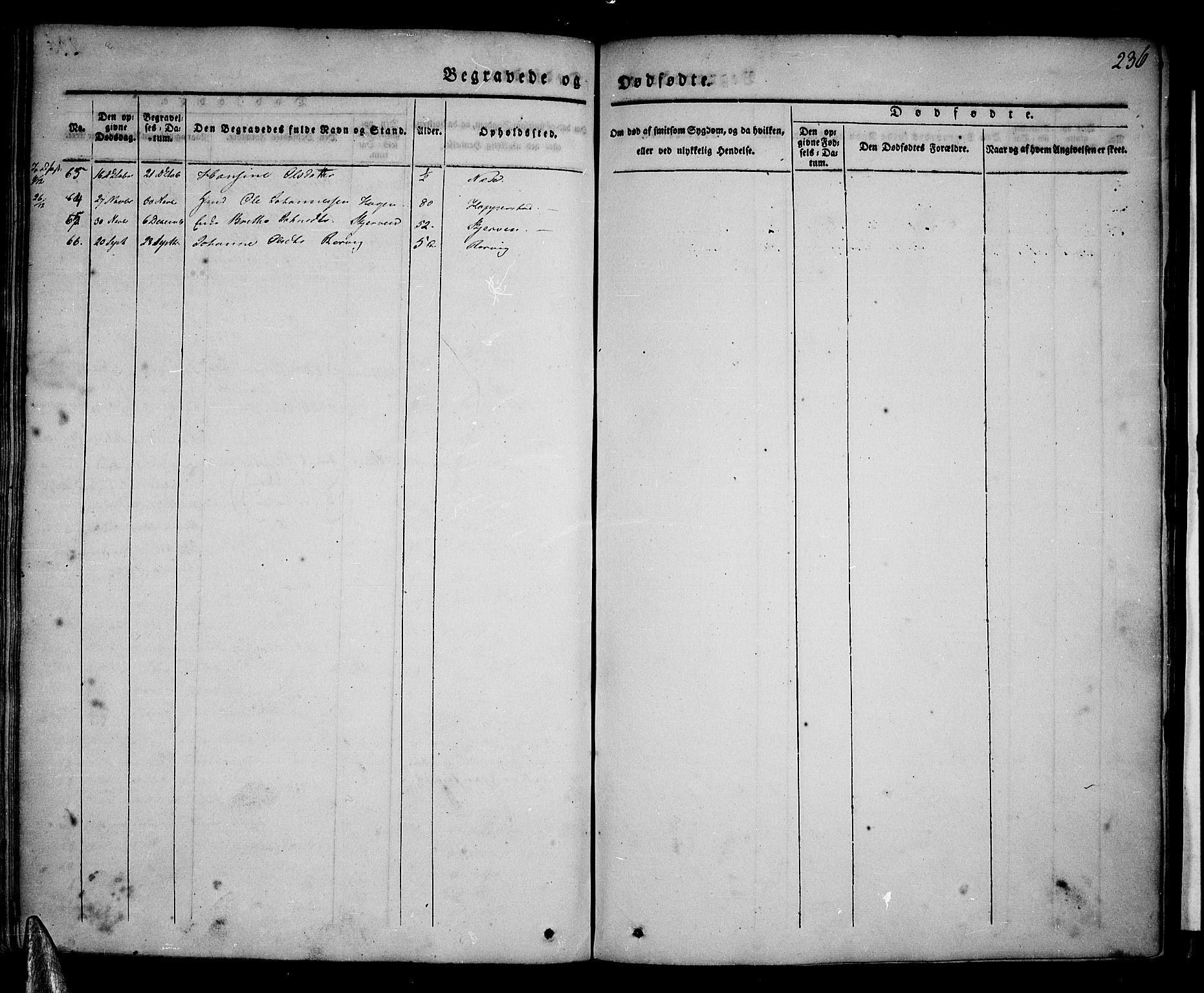 Vik sokneprestembete, AV/SAB-A-81501/H/Haa/Haaa/L0007: Parish register (official) no. A 7, 1831-1845, p. 236