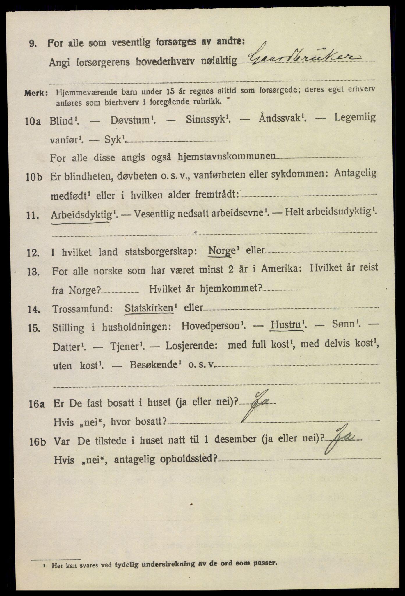 SAH, 1920 census for Østre Gausdal, 1920, p. 2693