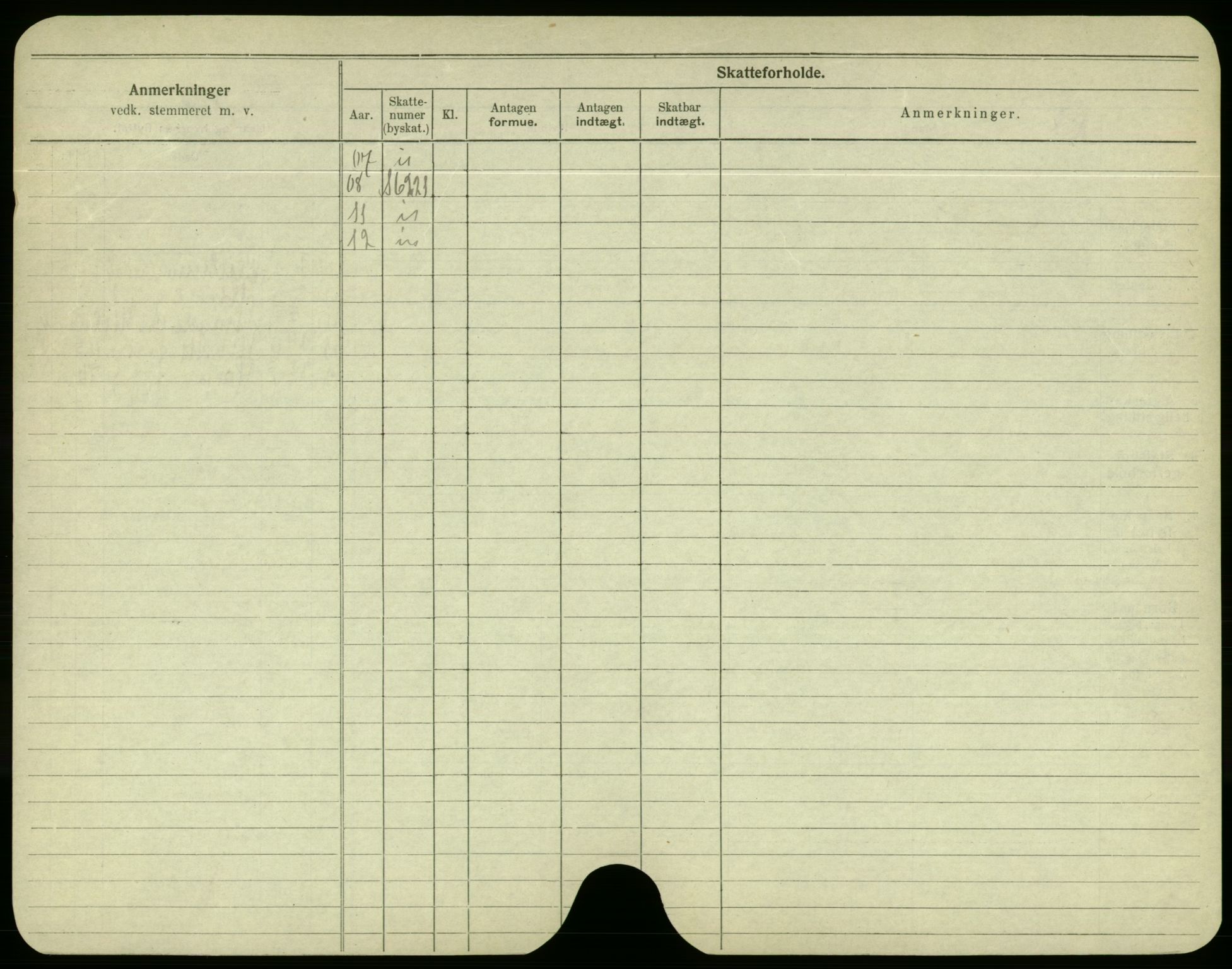 Oslo folkeregister, Registerkort, AV/SAO-A-11715/F/Fa/Fac/L0003: Menn, 1906-1914, p. 849b