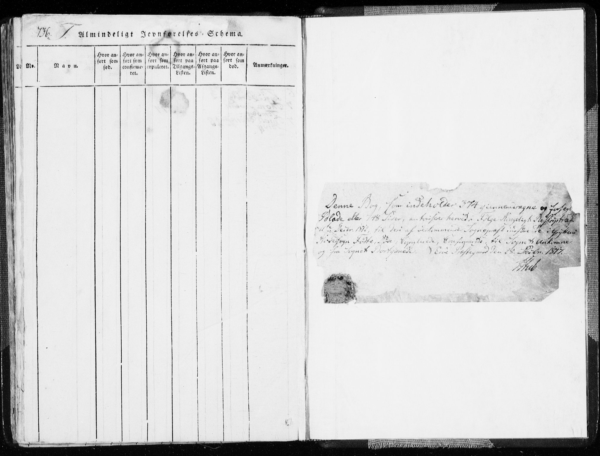 Ministerialprotokoller, klokkerbøker og fødselsregistre - Møre og Romsdal, SAT/A-1454/544/L0571: Parish register (official) no. 544A04, 1818-1853, p. 736-737