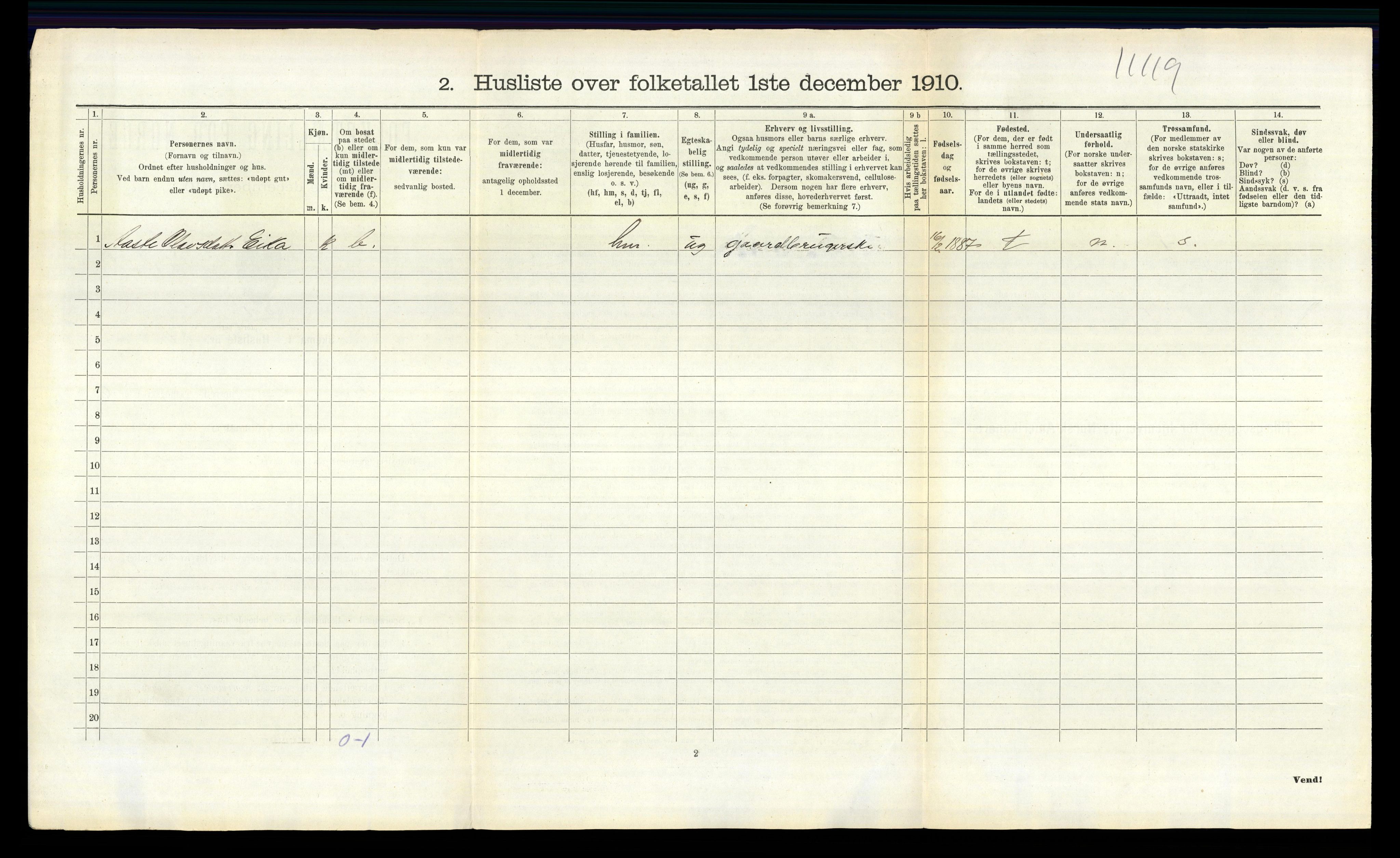 RA, 1910 census for Bø, 1910, p. 824