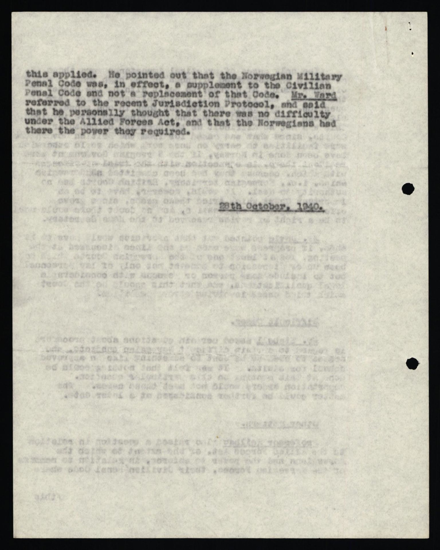 Forsvaret, Forsvarets krigshistoriske avdeling, AV/RA-RAFA-2017/Y/Yf/L0210: II.C.11.2130-2136 - Den norske regjering i London., 1940-1959, p. 397