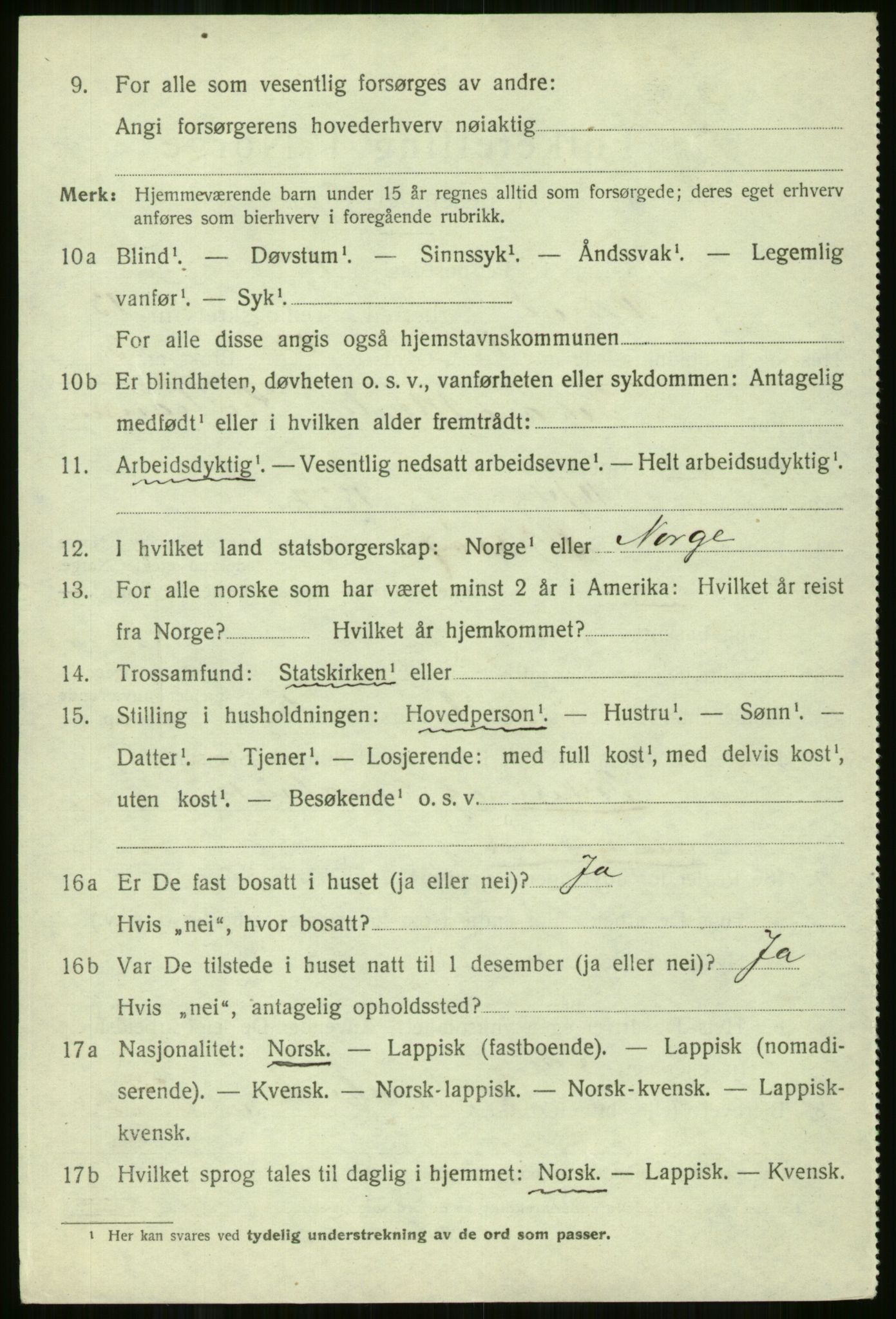 SATØ, 1920 census for Skjervøy, 1920, p. 6384