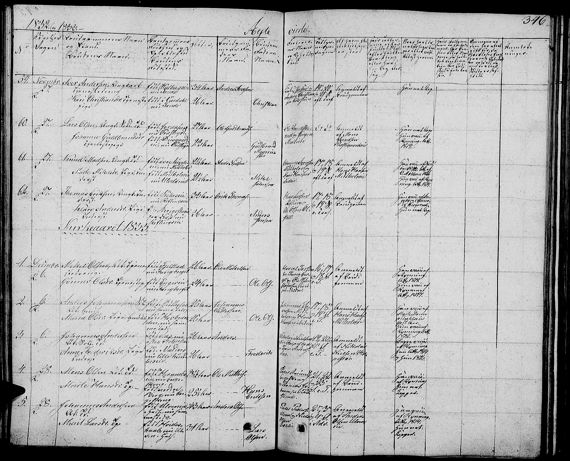 Ringsaker prestekontor, AV/SAH-PREST-014/L/La/L0004: Parish register (copy) no. 4, 1827-1838, p. 346