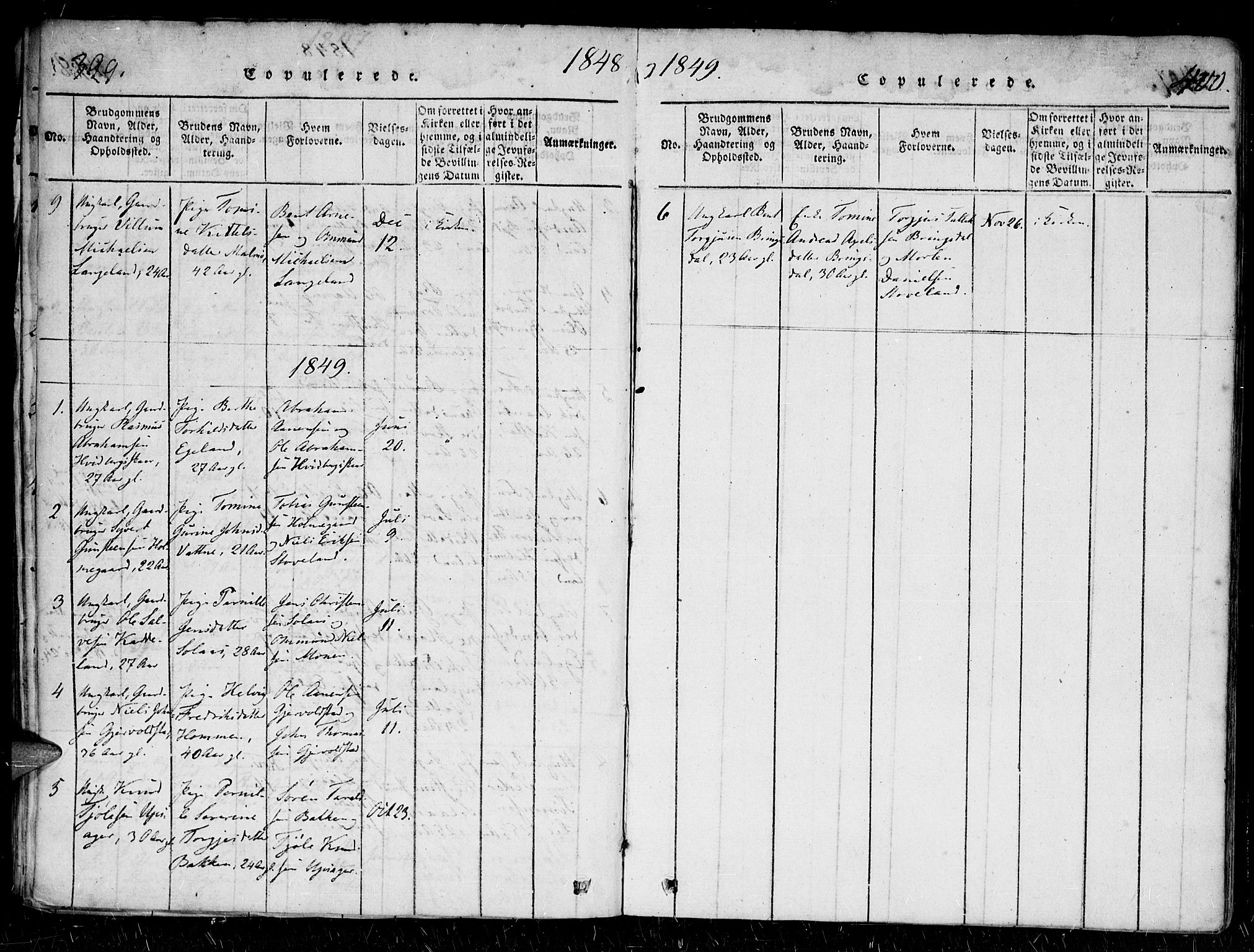 Holum sokneprestkontor, SAK/1111-0022/F/Fa/Faa/L0004: Parish register (official) no. A 4, 1820-1849, p. 399-400