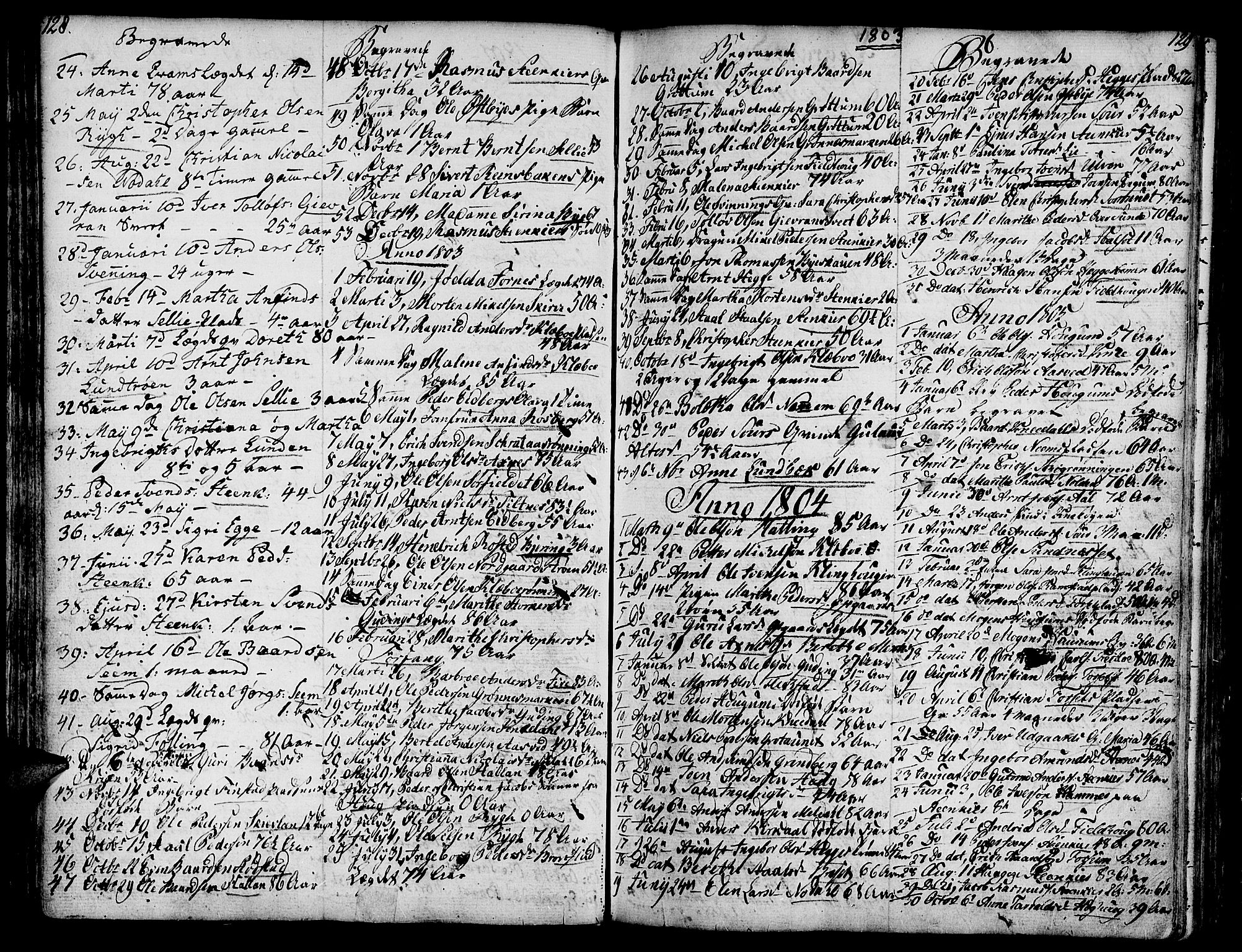 Ministerialprotokoller, klokkerbøker og fødselsregistre - Nord-Trøndelag, SAT/A-1458/746/L0440: Parish register (official) no. 746A02, 1760-1815, p. 128-129