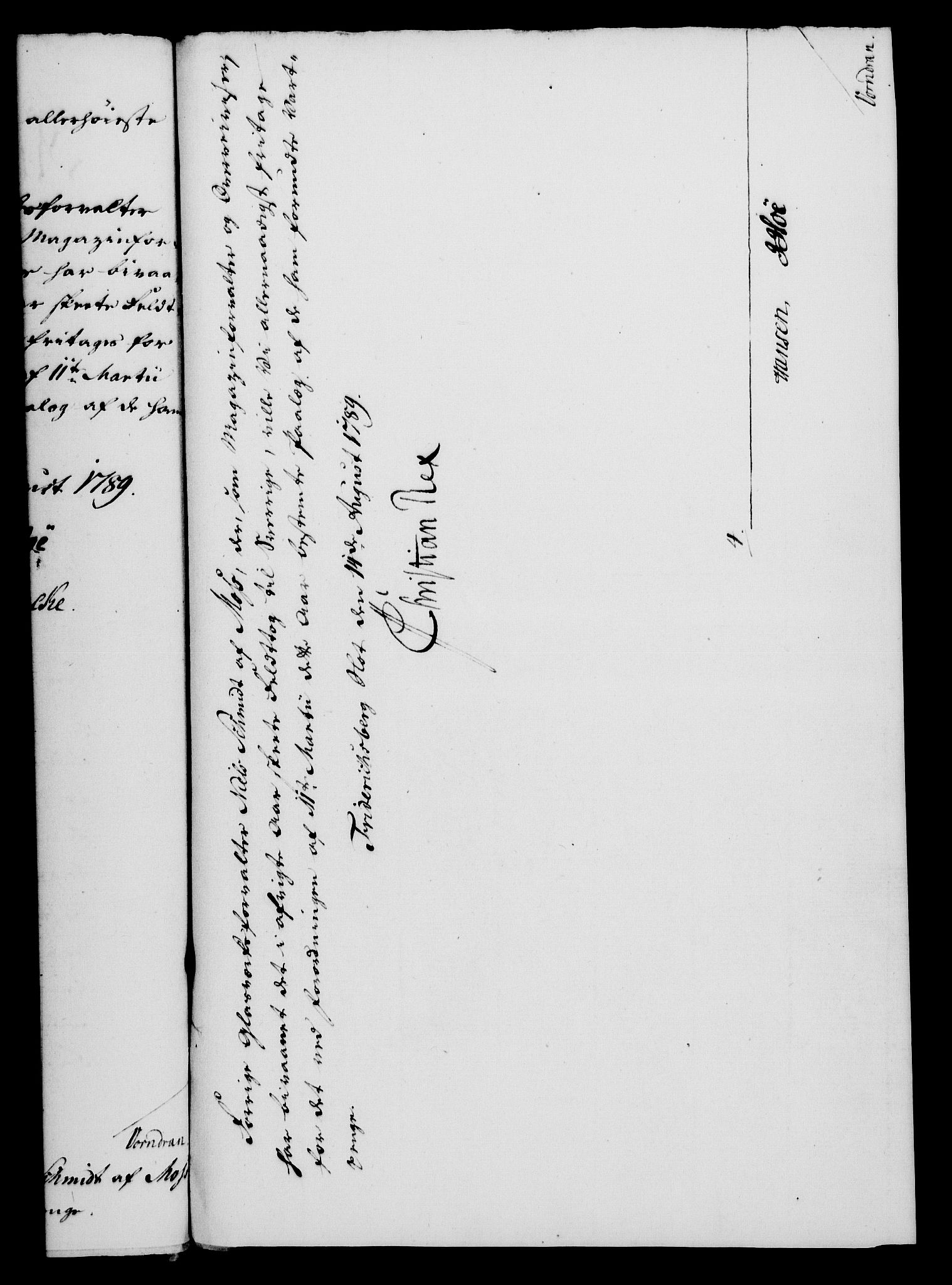 Rentekammeret, Kammerkanselliet, RA/EA-3111/G/Gf/Gfa/L0071: Norsk relasjons- og resolusjonsprotokoll (merket RK 52.71), 1789, p. 435