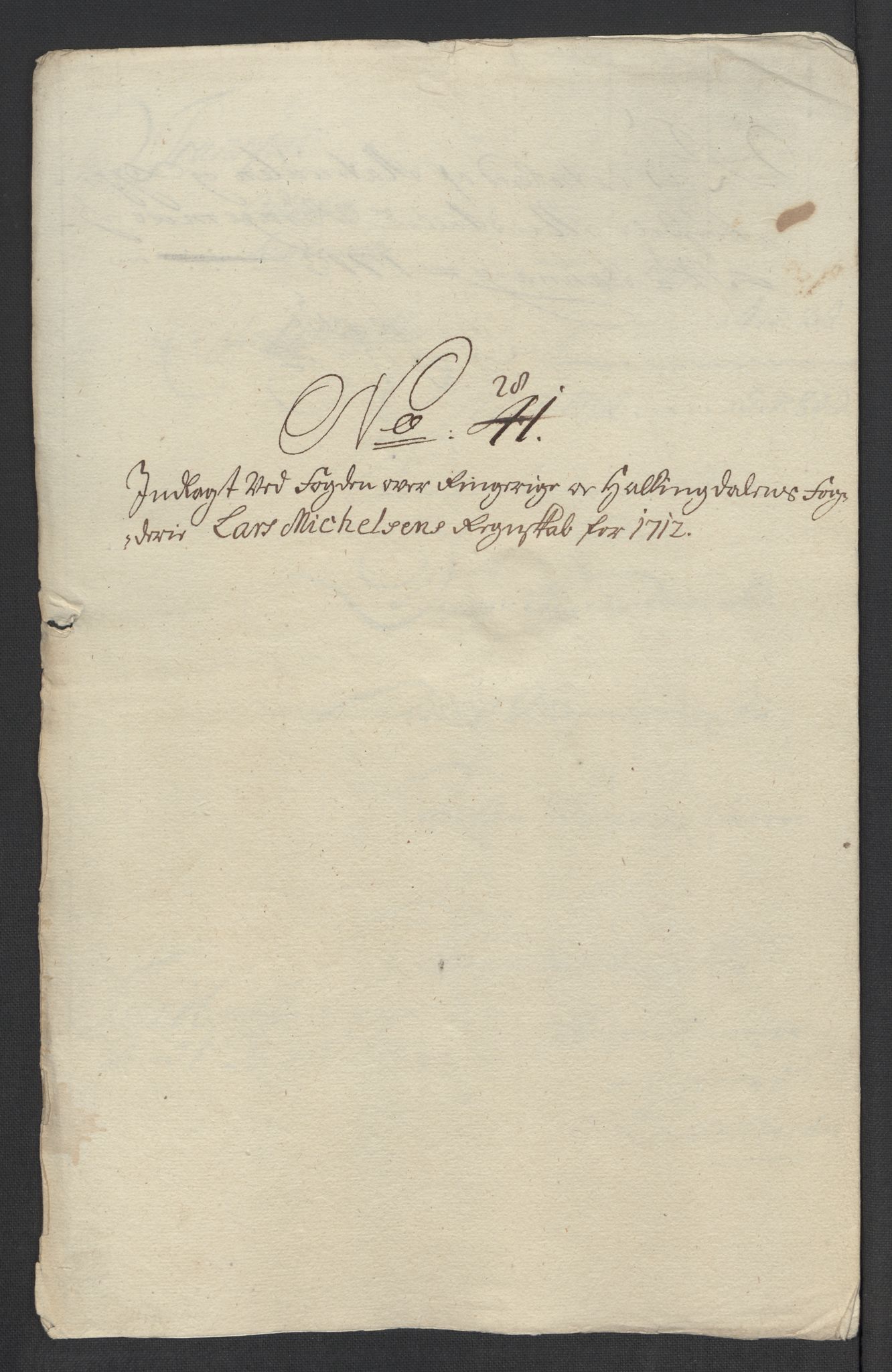 Rentekammeret inntil 1814, Reviderte regnskaper, Fogderegnskap, RA/EA-4092/R23/L1470: Fogderegnskap Ringerike og Hallingdal, 1712, p. 217