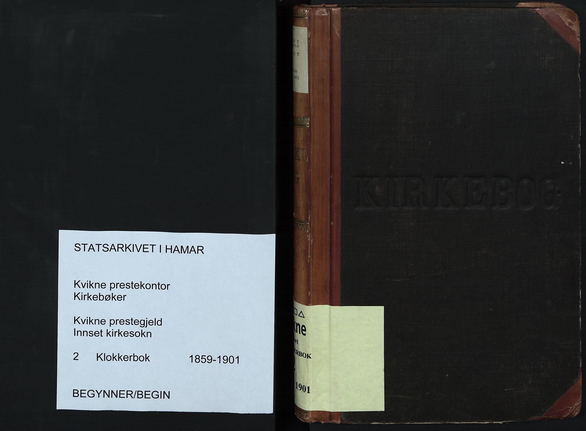 Kvikne prestekontor, SAH/PREST-064/H/Ha/Hab/L0002: Parish register (copy) no. 2, 1859-1901