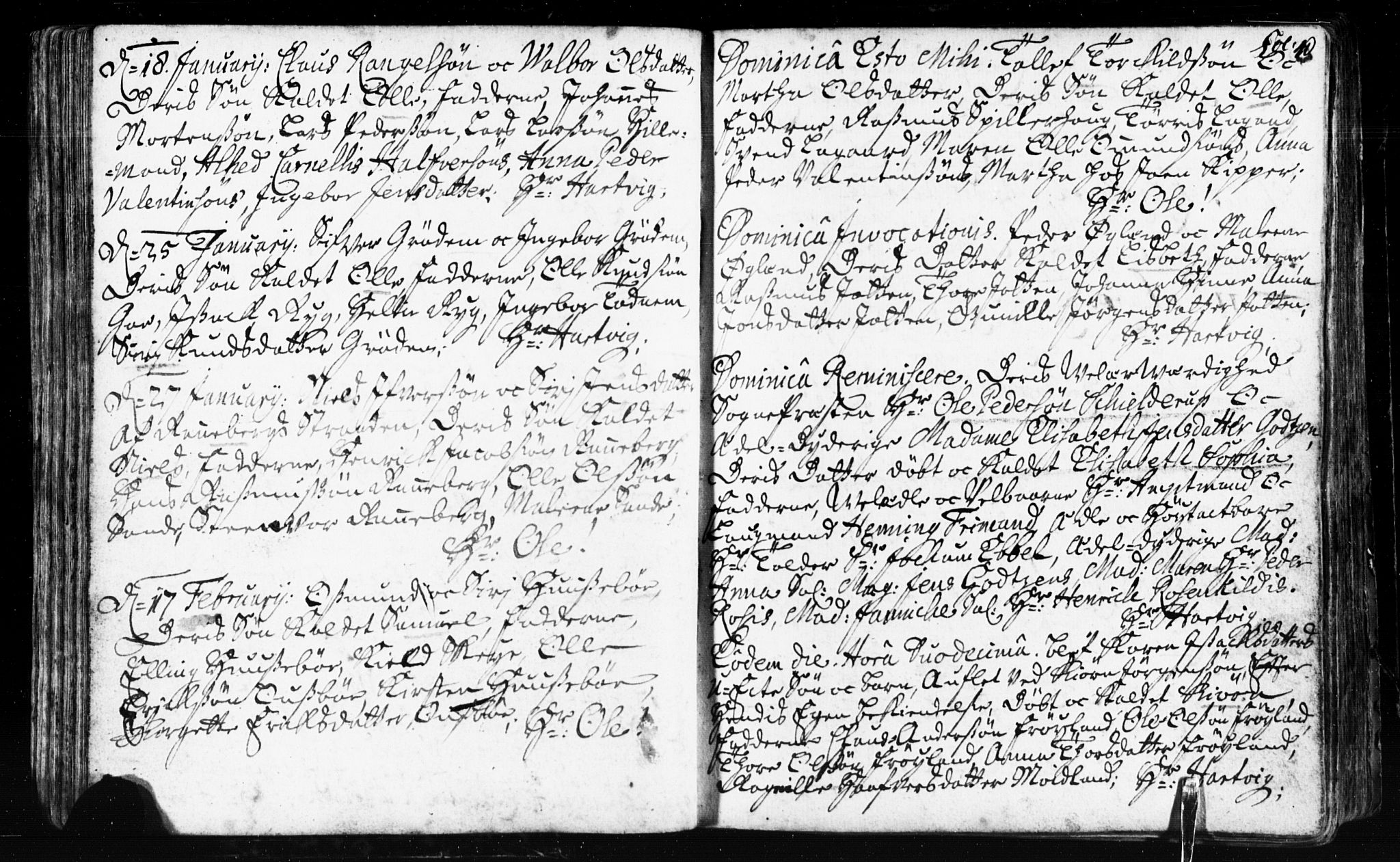 Domkirken sokneprestkontor, AV/SAST-A-101812/001/30/30BB/L0002: Parish register (copy) no. B 2, 1714-1733, p. 40