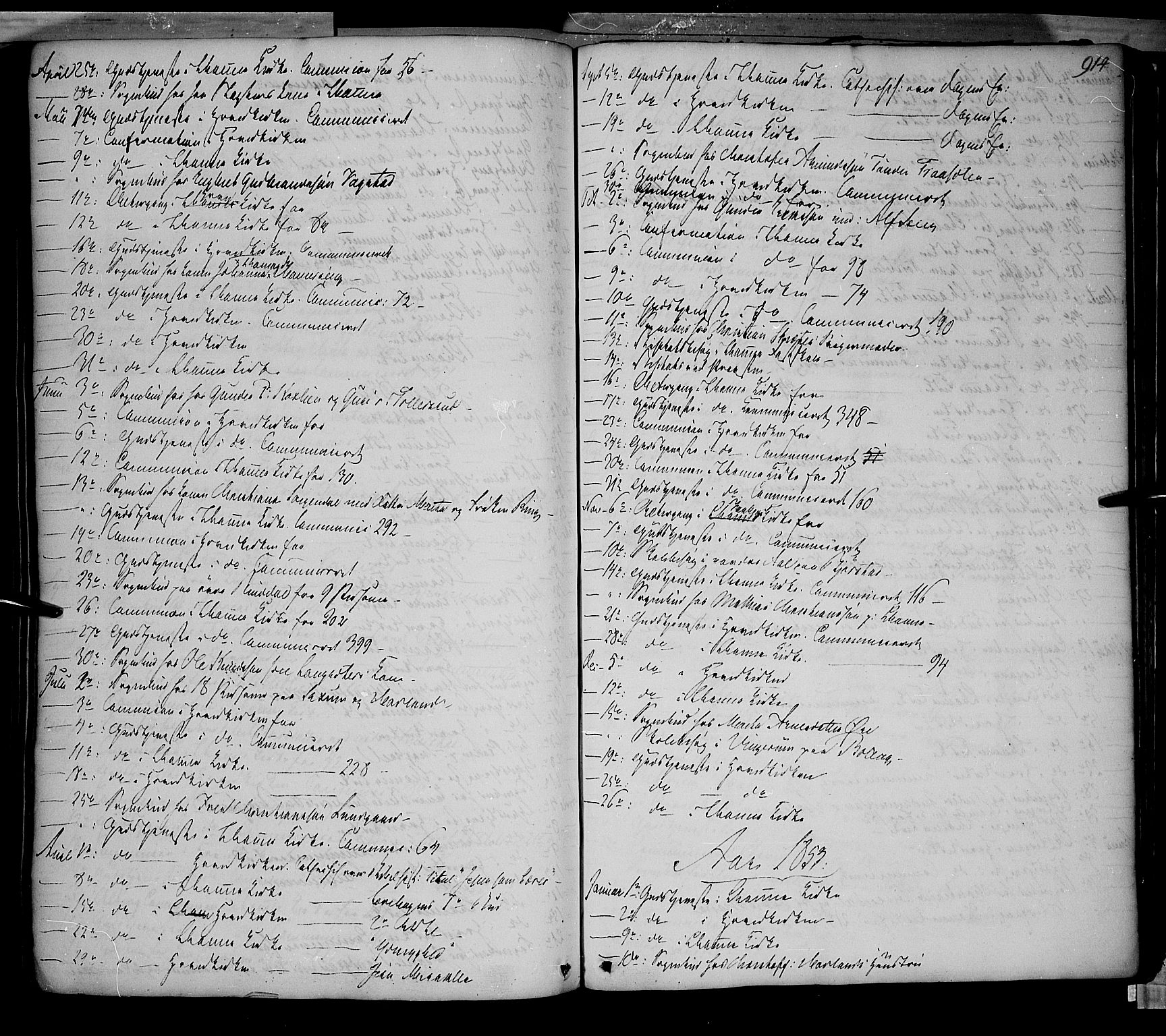 Fåberg prestekontor, AV/SAH-PREST-086/H/Ha/Haa/L0005: Parish register (official) no. 5, 1836-1854, p. 913-914
