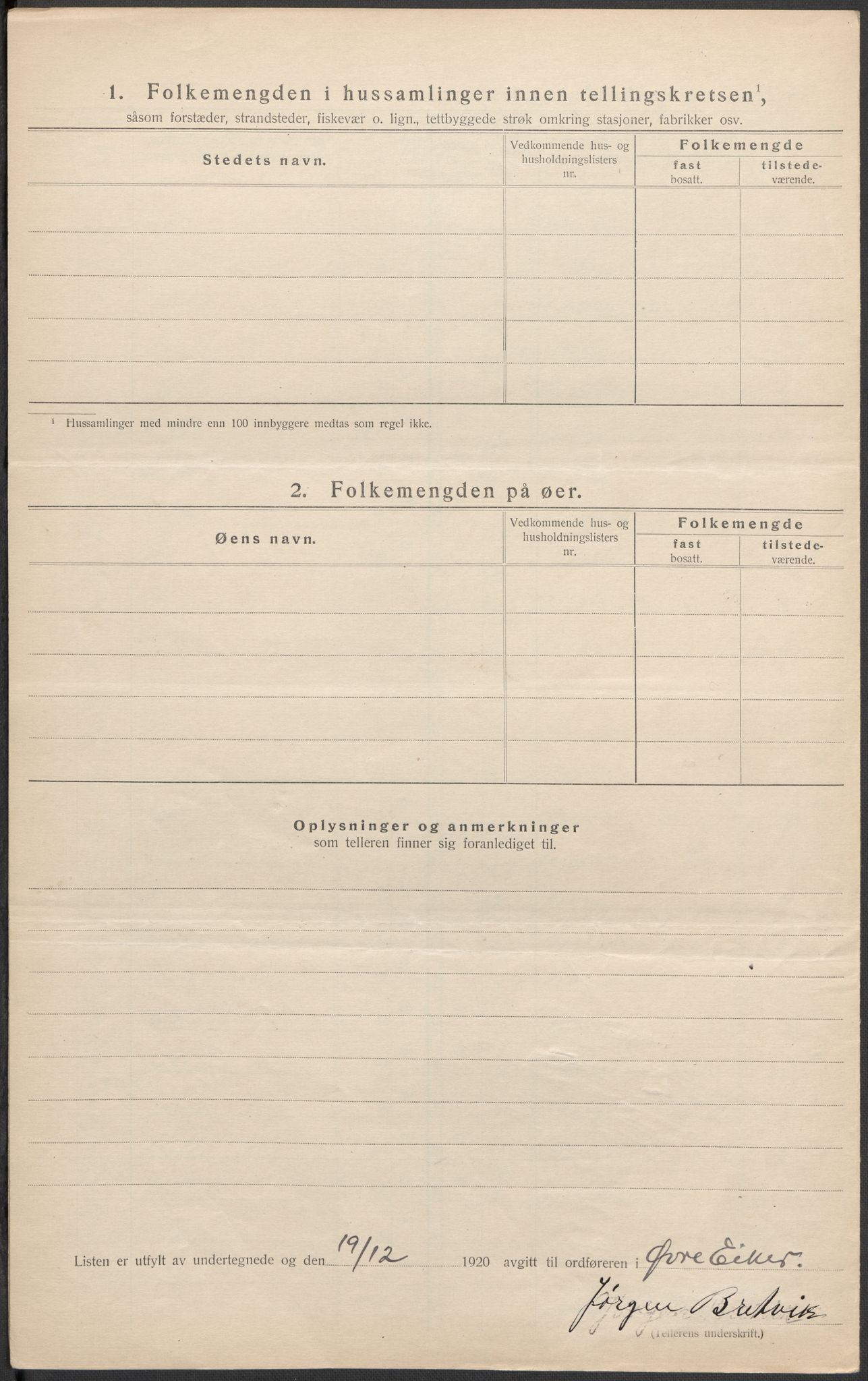 SAKO, 1920 census for Øvre Eiker, 1920, p. 36