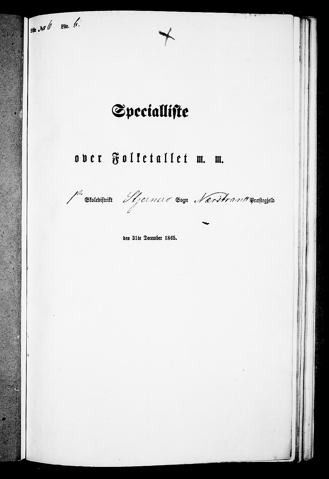 RA, 1865 census for Nedstrand, 1865, p. 91