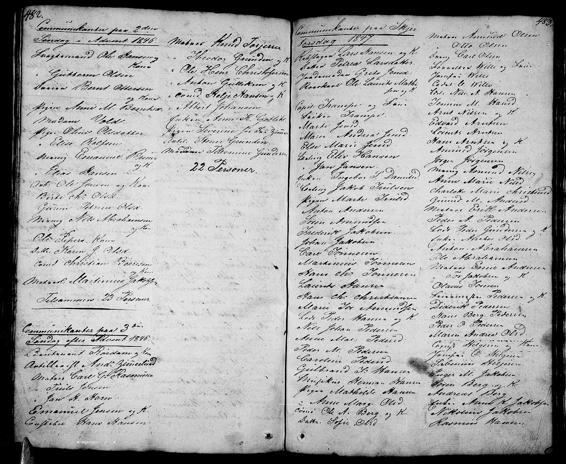 Stavern kirkebøker, AV/SAKO-A-318/F/Fa/L0004: Parish register (official) no. 4, 1809-1816, p. 482-483