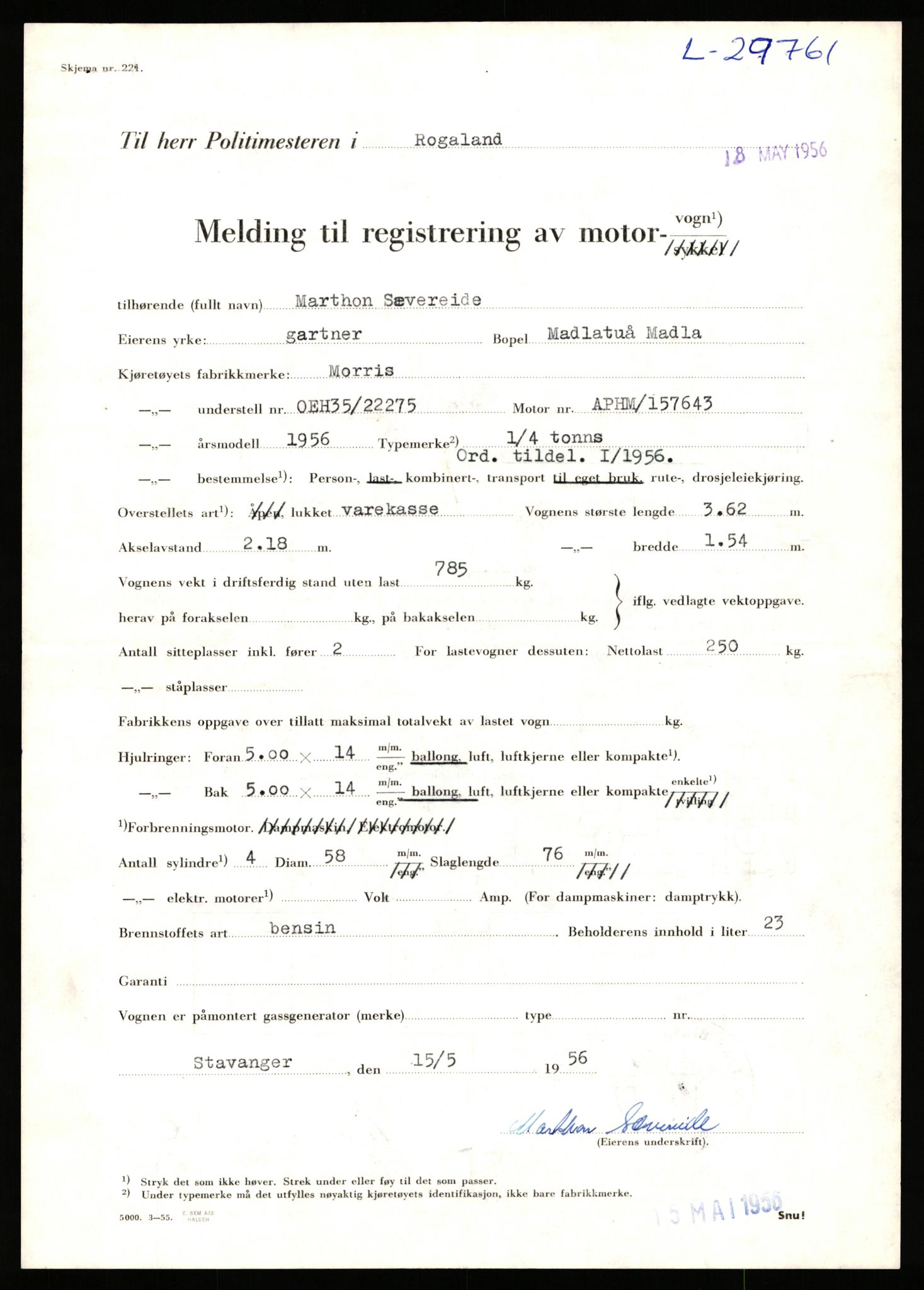 Stavanger trafikkstasjon, AV/SAST-A-101942/0/F/L0048: L-29100 - L-29899, 1930-1971, p. 1769