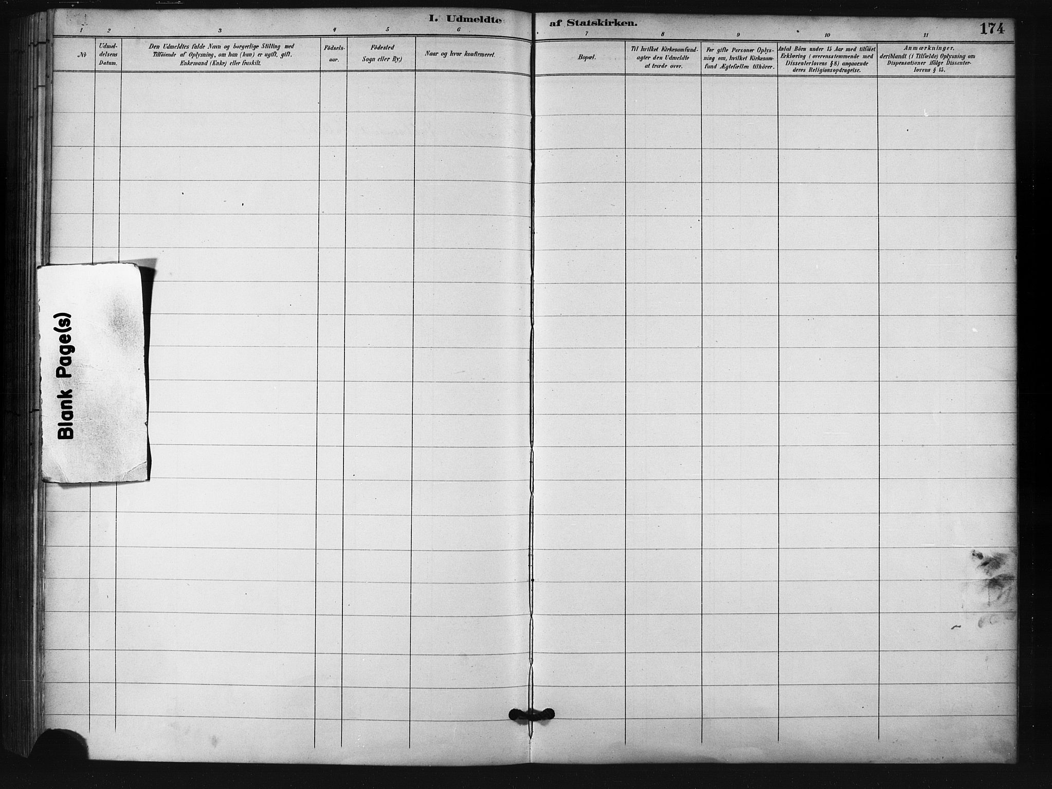 Salangen sokneprestembete, SATØ/S-1324/H/Ha/L0001klokker: Parish register (copy) no. 1, 1893-1910, p. 174