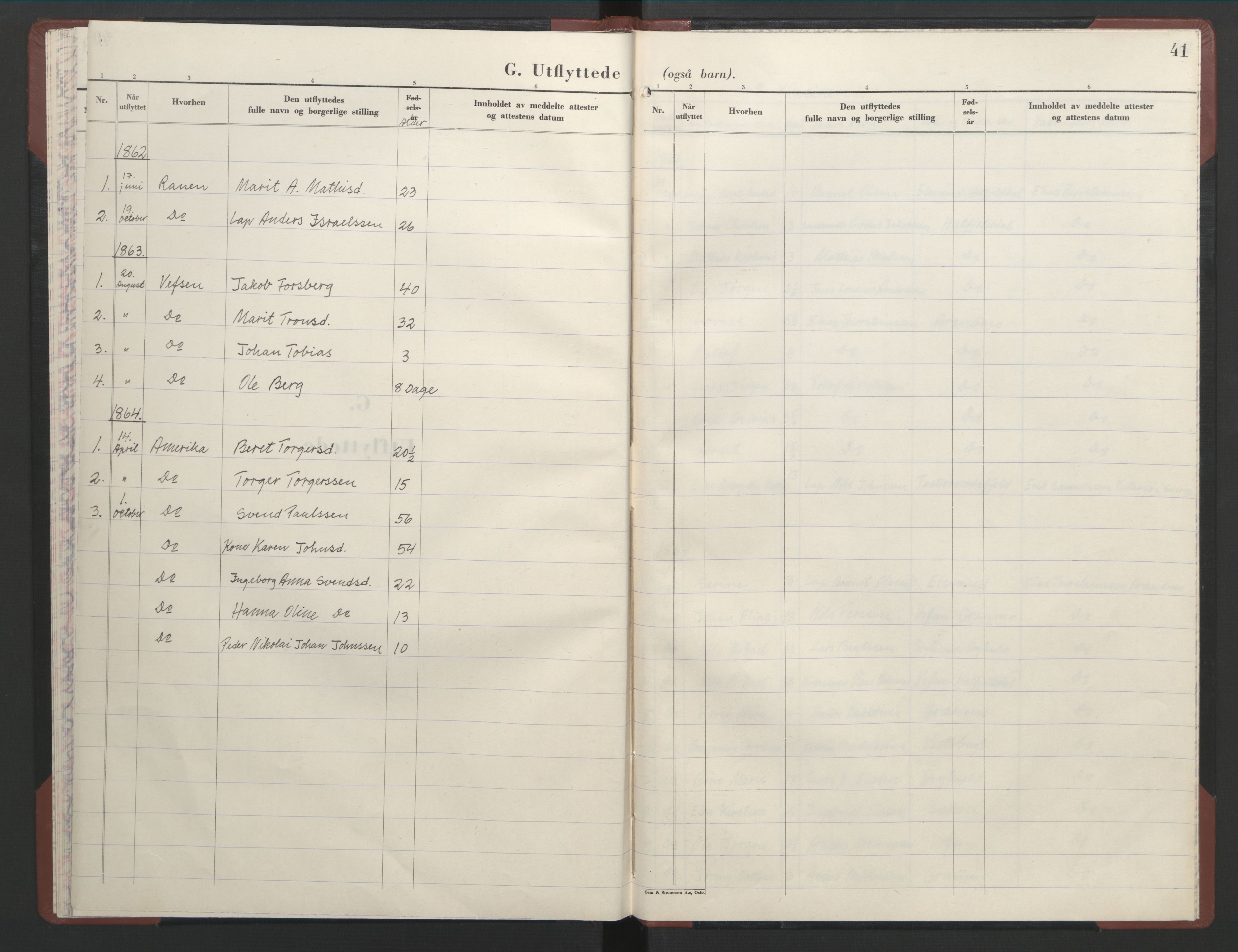 Ministerialprotokoller, klokkerbøker og fødselsregistre - Nordland, AV/SAT-A-1459/823/L0335: Parish register (official) no. 823D01, 1860-1864, p. 41