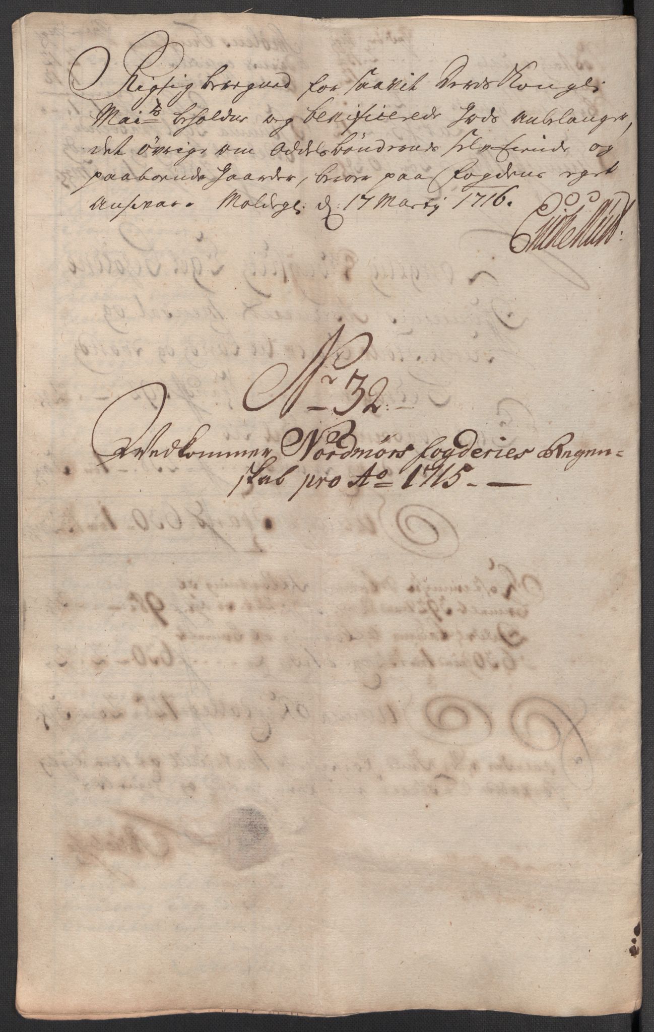 Rentekammeret inntil 1814, Reviderte regnskaper, Fogderegnskap, AV/RA-EA-4092/R56/L3748: Fogderegnskap Nordmøre, 1714-1715, p. 526