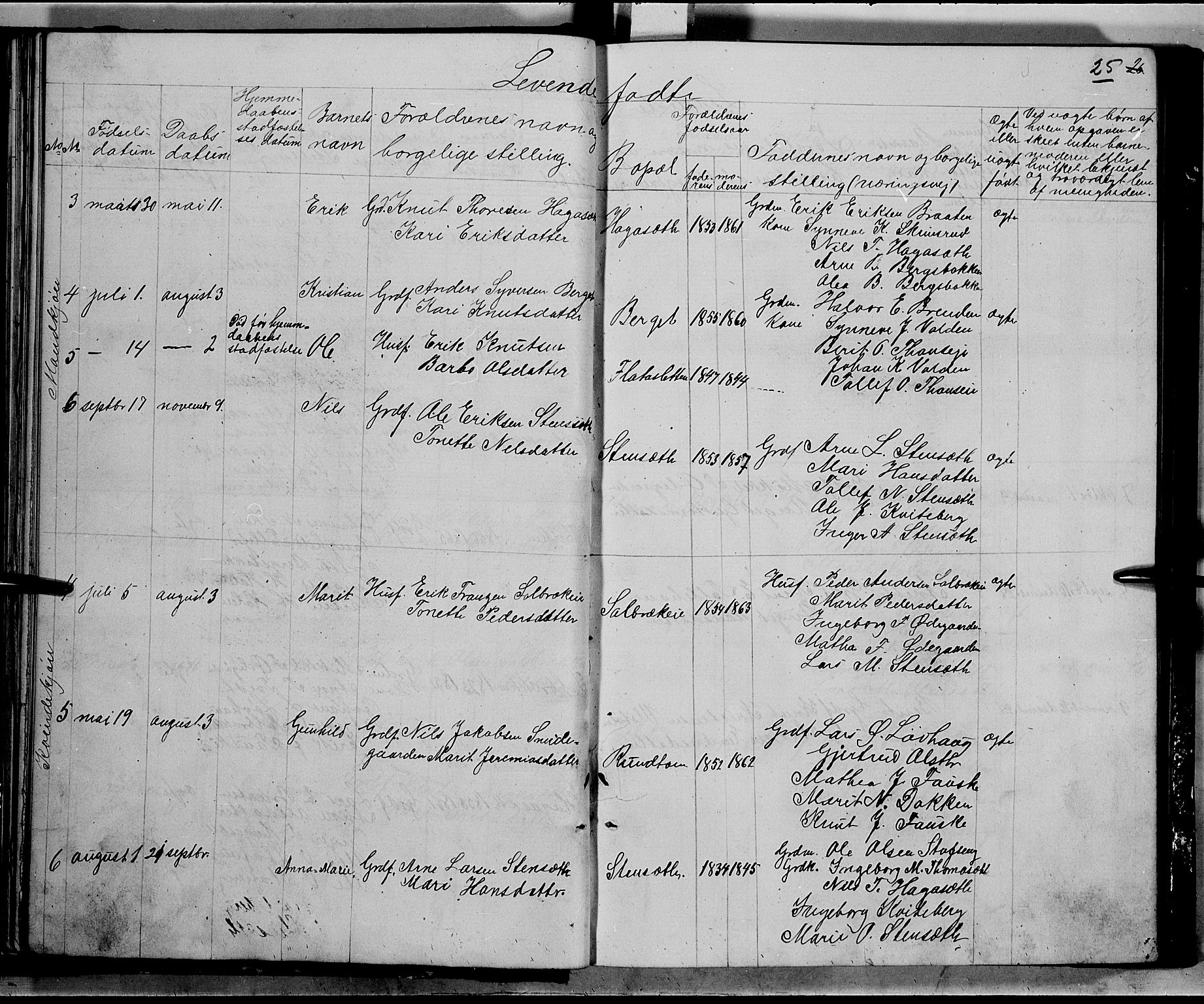 Nord-Aurdal prestekontor, AV/SAH-PREST-132/H/Ha/Hab/L0005: Parish register (copy) no. 5, 1876-1895, p. 25