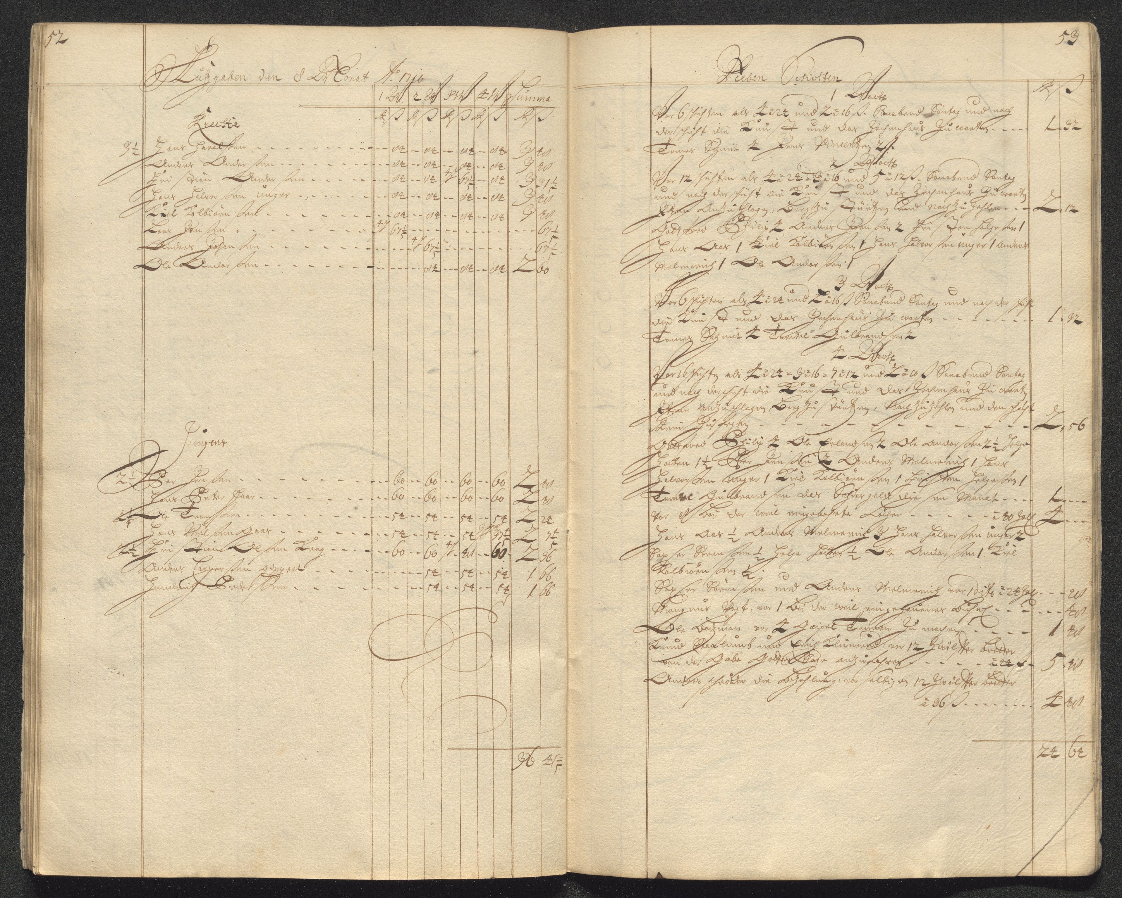 Kongsberg Sølvverk 1623-1816, AV/SAKO-EA-3135/001/D/Dc/Dcd/L0098: Utgiftsregnskap for gruver m.m. , 1710, p. 309